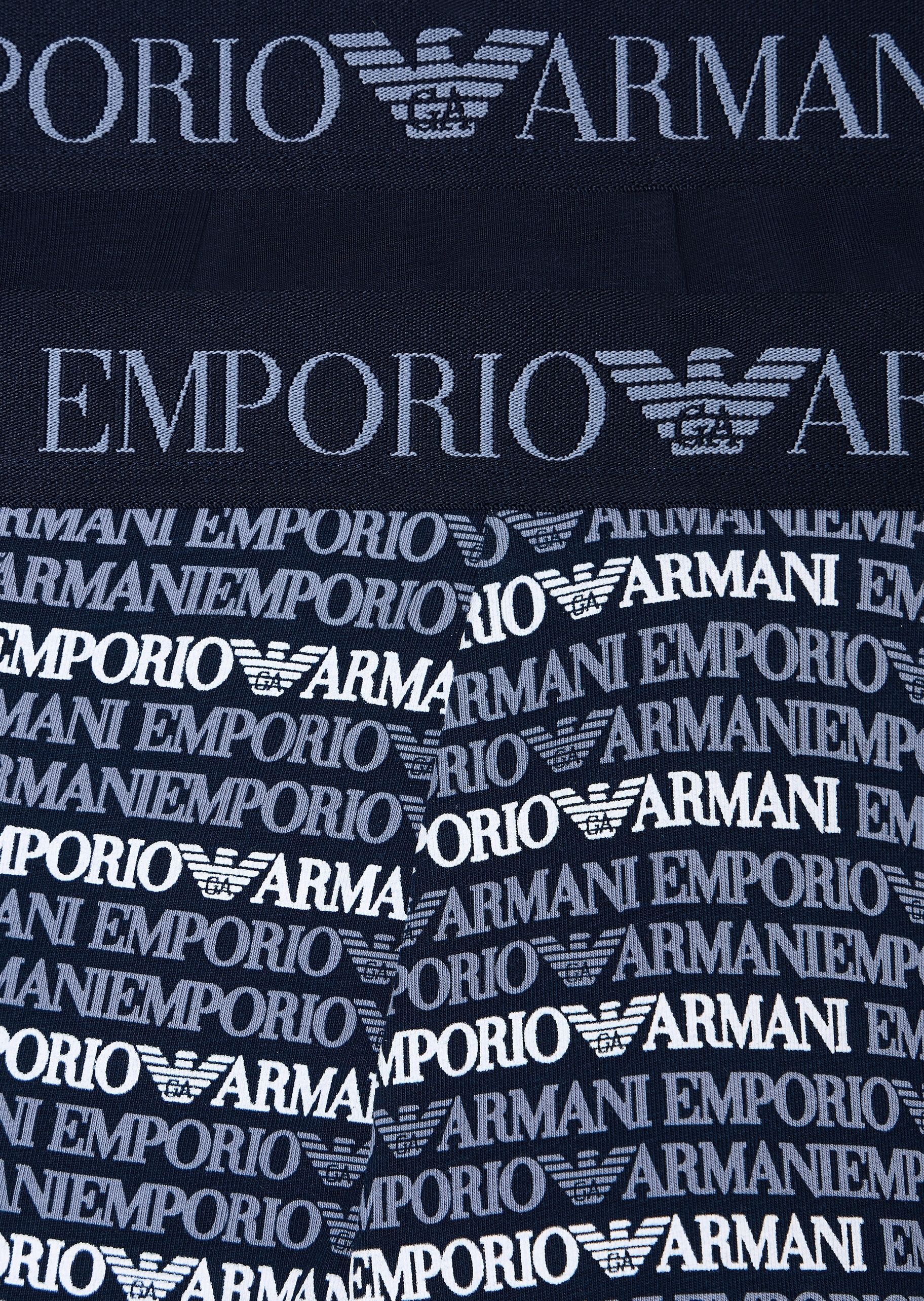 Emporio Armani 男士纯棉弹力平角两条装内裤套装