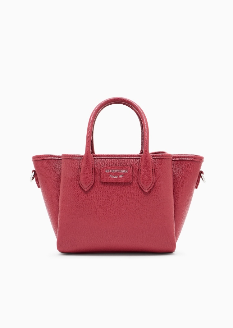 Emporio Armani 女士小号磁扣可拆肩带手提斜挎单肩托特包