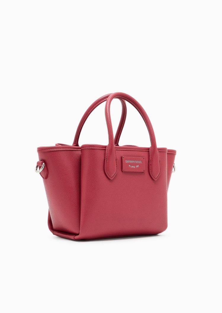Emporio Armani 女士小号磁扣可拆肩带手提斜挎单肩托特包