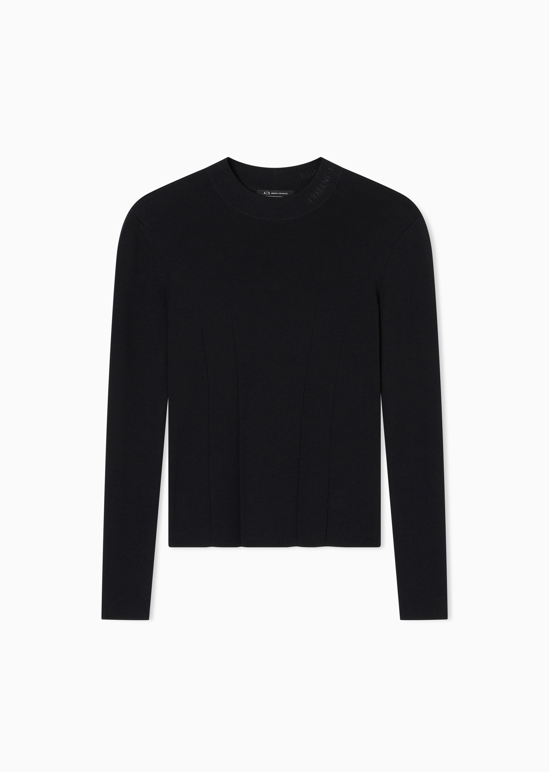 ARMANI EXCHANGE 女士商务休闲修身半高领套头针织衫