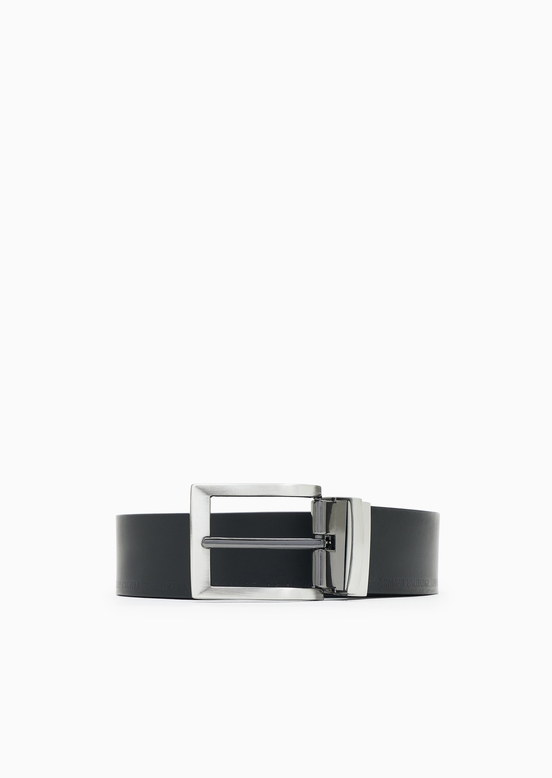ARMANI EXCHANGE 男士双面两用休闲商务正装针扣腰带