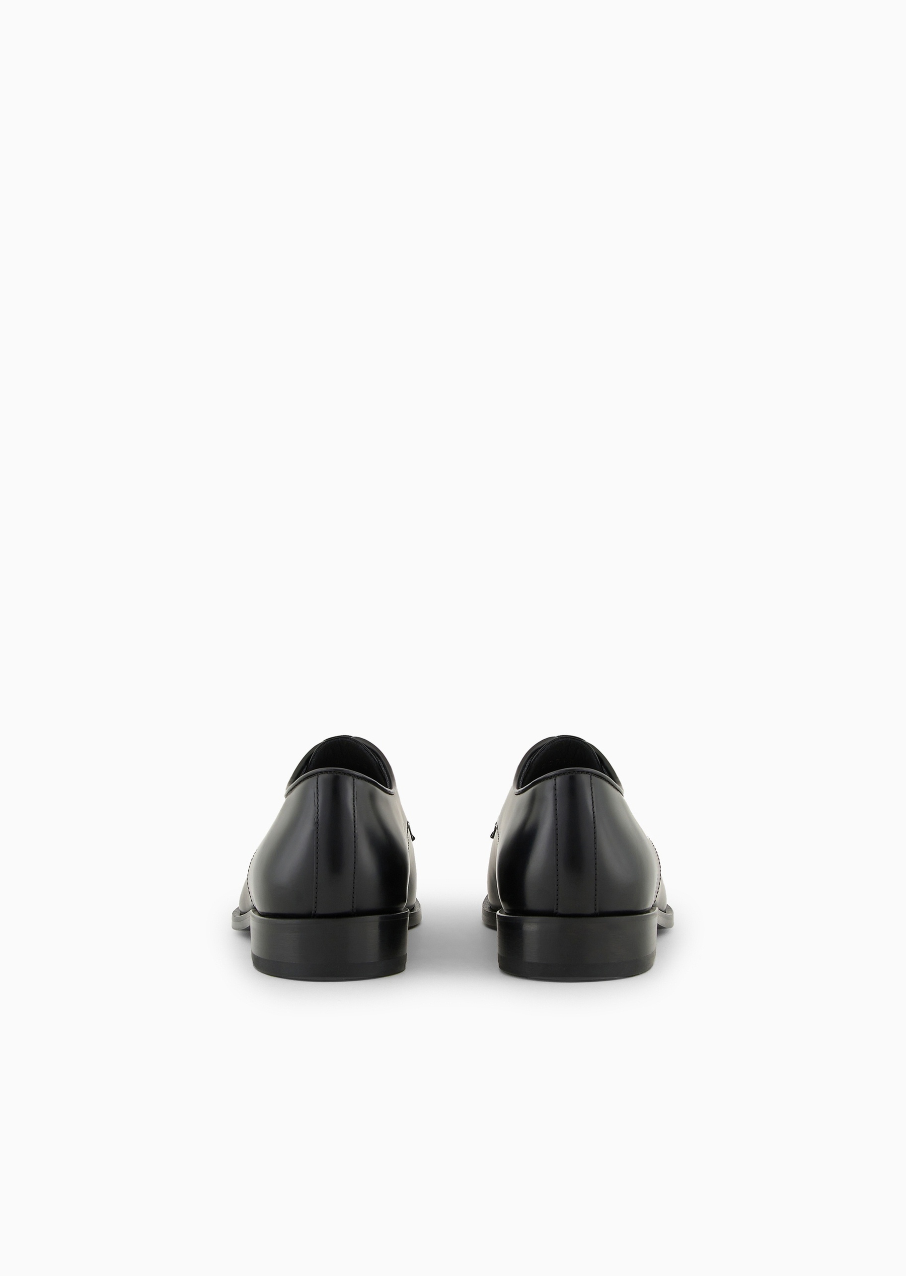 Giorgio Armani 男士牛皮革低帮正装商务德比系带鞋