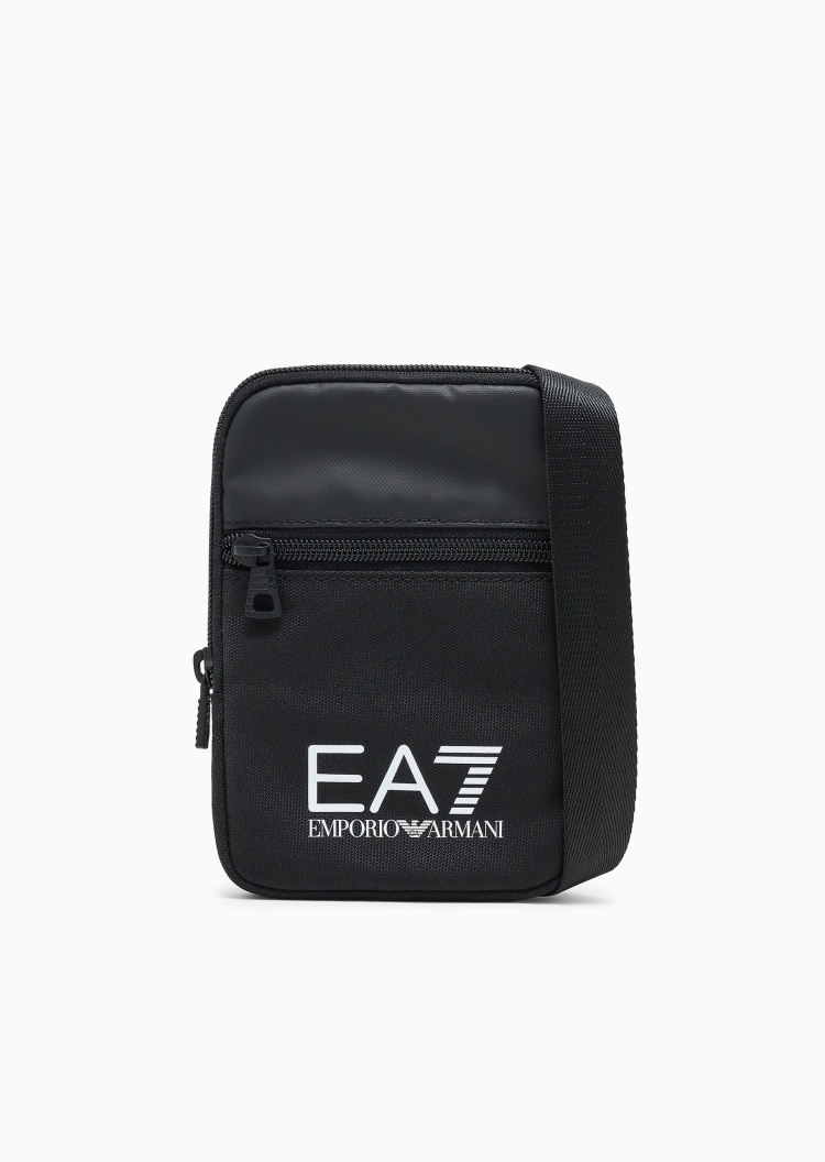 EA7 男女同款拉链长方形可调节单肩斜挎包