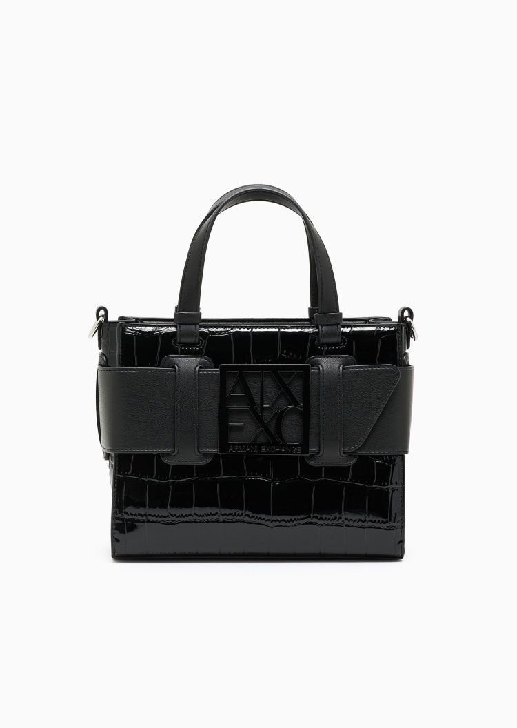 ARMANI EXCHANGE 女士拉链可拆肩带单肩斜挎手提包