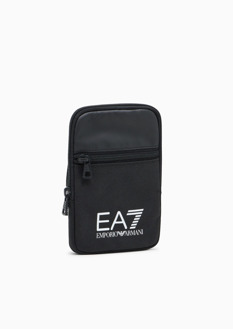 EA7 男女同款拉链长方形可调节单肩斜挎包