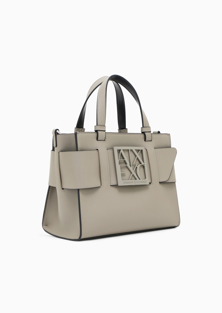 ARMANI EXCHANGE 女士商务通勤小号单肩手提斜挎托特包