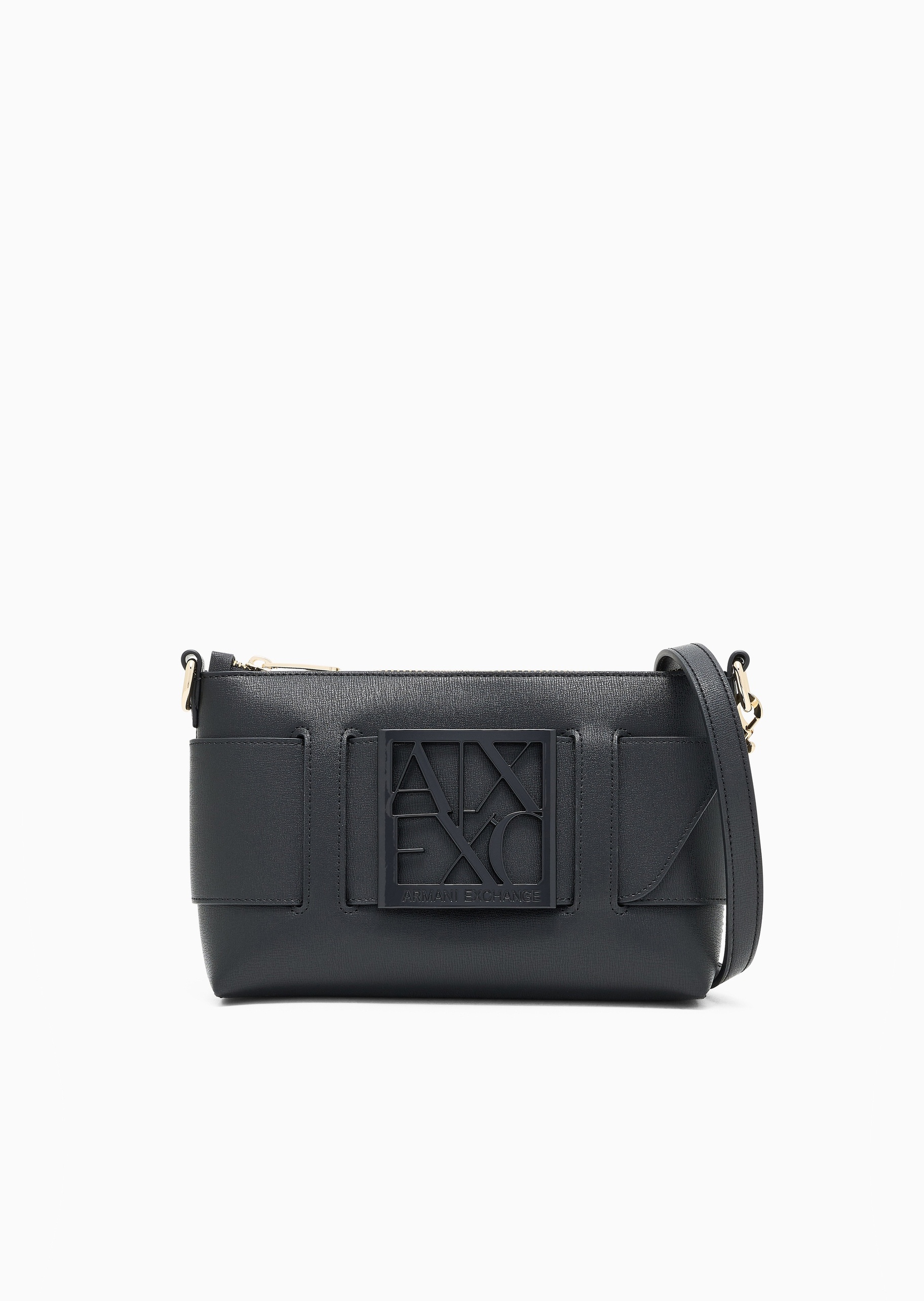 ARMANI EXCHANGE 女士拉链横款可拆卸肩带腋下手提单肩包