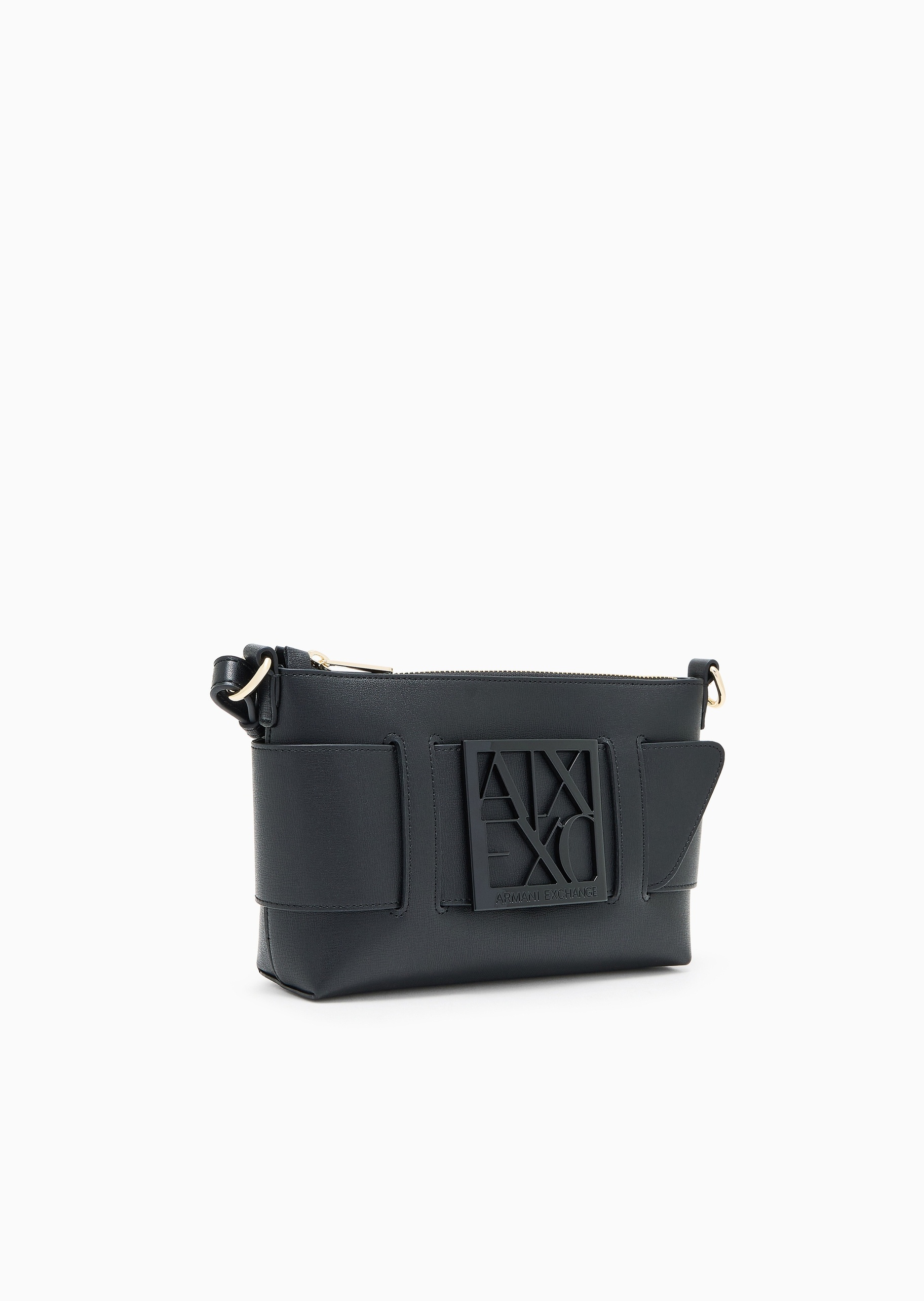ARMANI EXCHANGE 女士拉链横款可拆卸肩带腋下手提单肩包