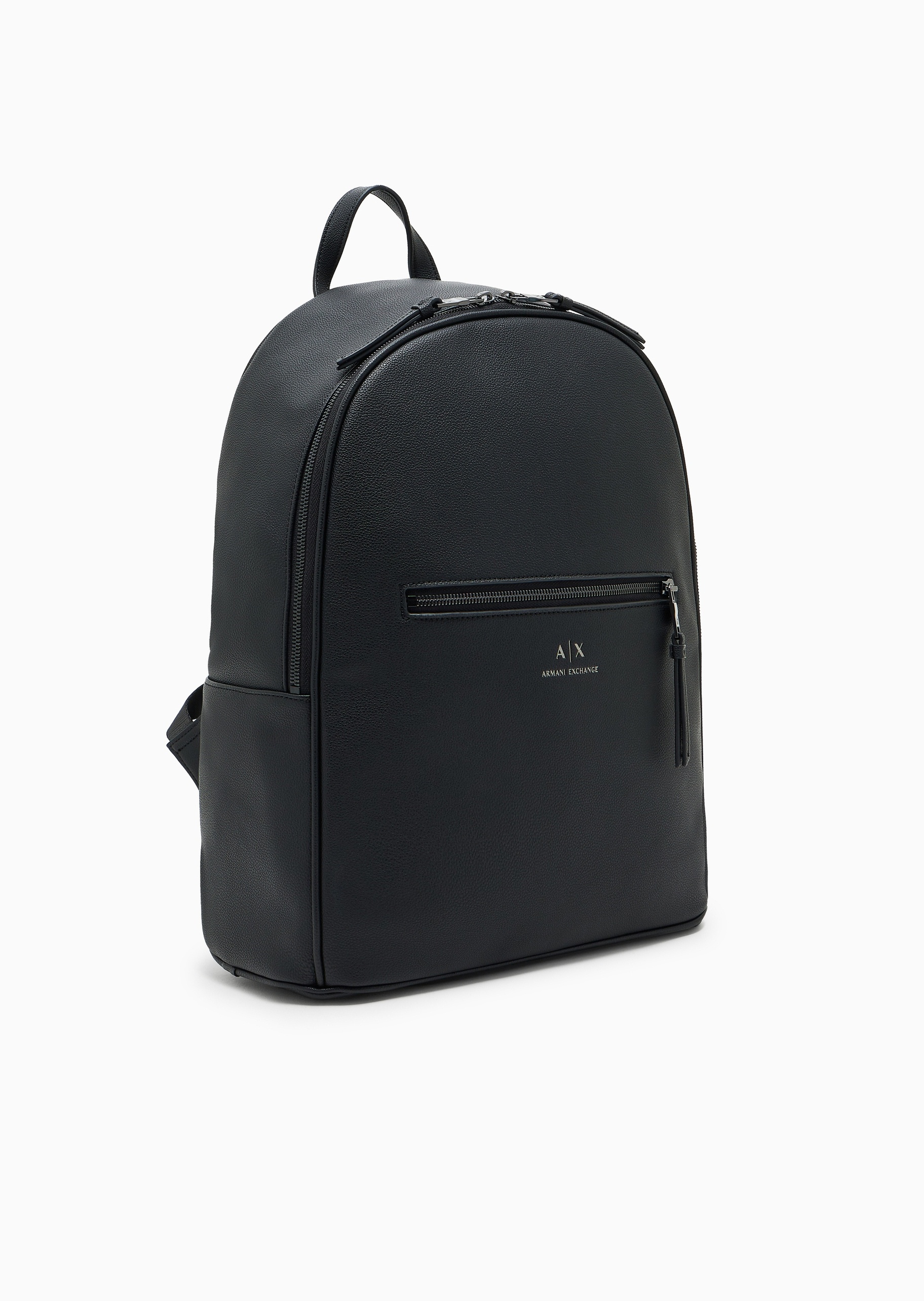 ARMANI EXCHANGE 男士拉链圆形大容量休闲通勤手提双肩包