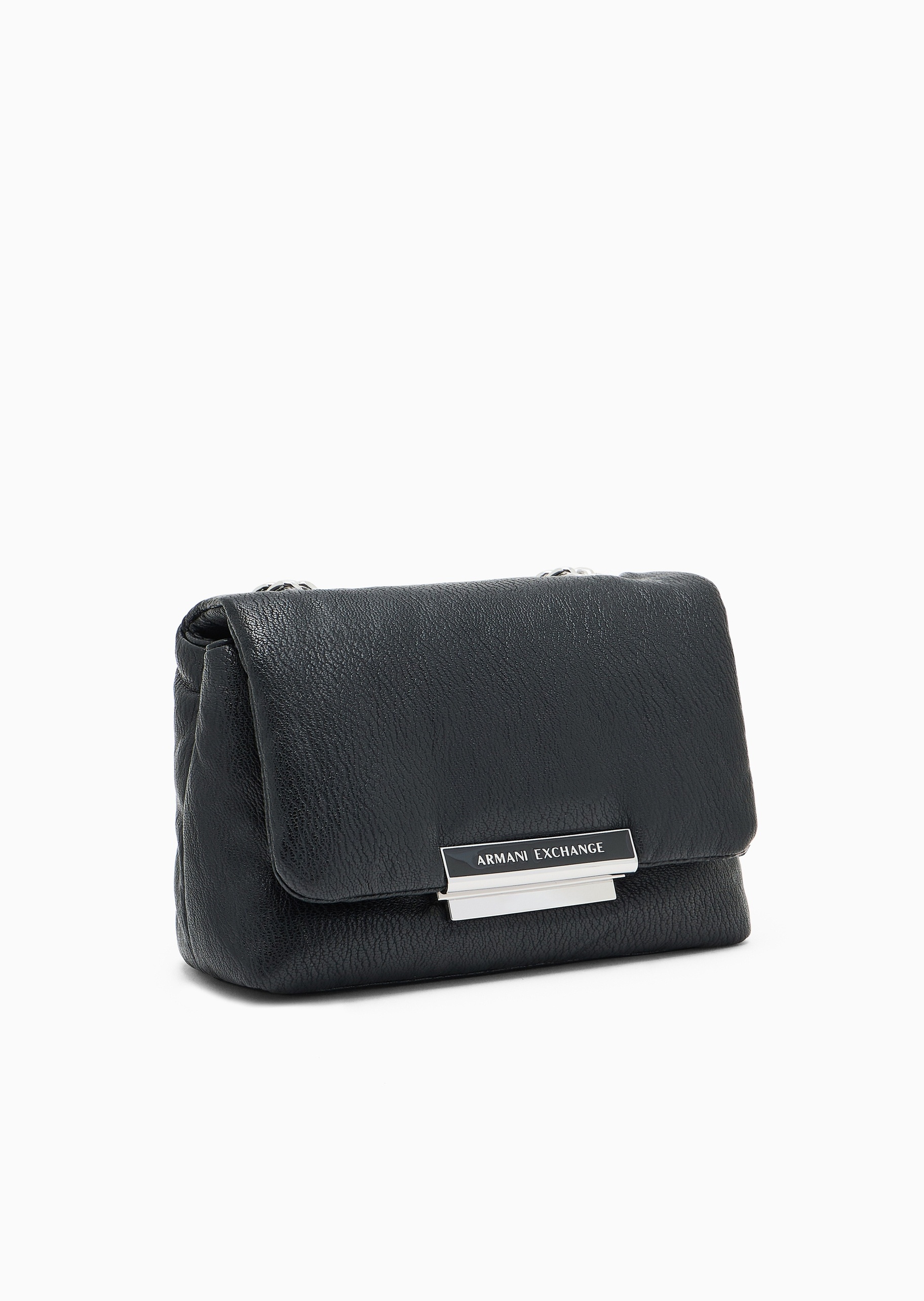 ARMANI EXCHANGE 女士翻盖可调节链条单肩斜挎迷你包