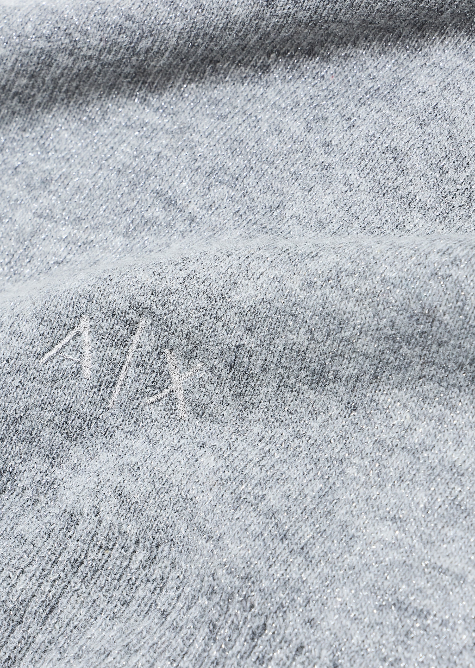 ARMANI EXCHANGE 女士绵羊毛披肩式长方形刺绣LOGO围巾