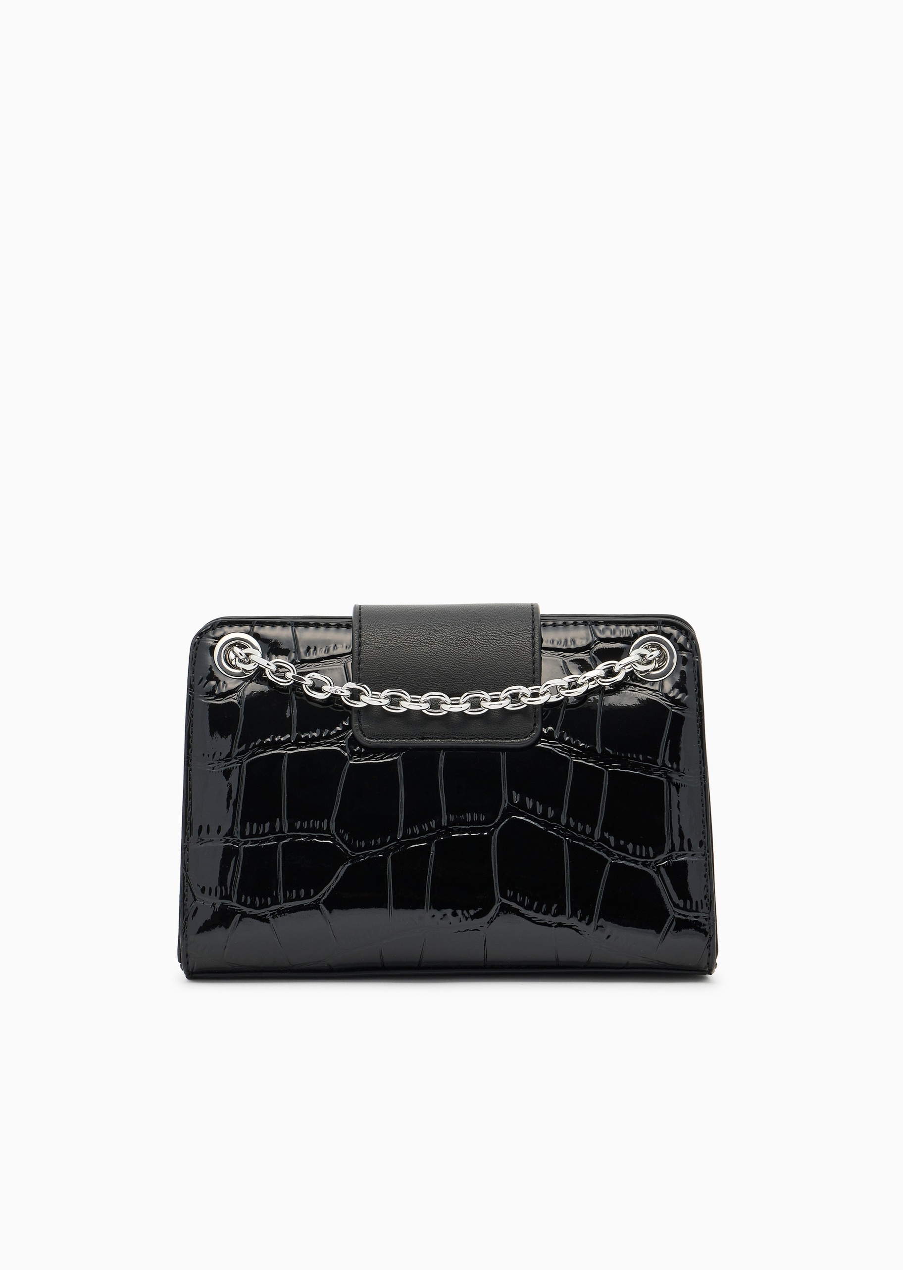 ARMANI EXCHANGE 女士磁扣可调节链条单肩斜挎迷你包