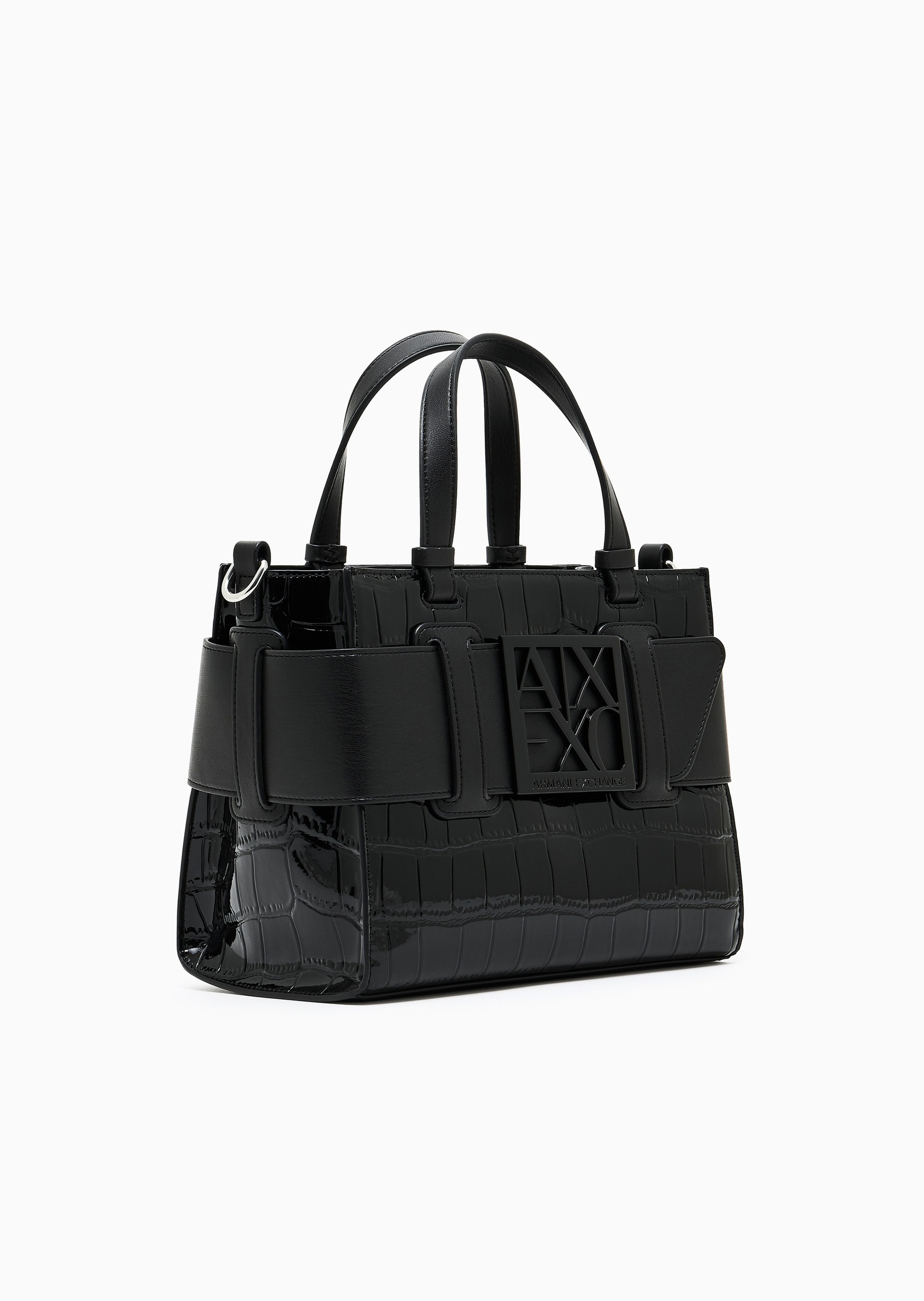 ARMANI EXCHANGE 女士拉链可拆肩带单肩斜挎手提包