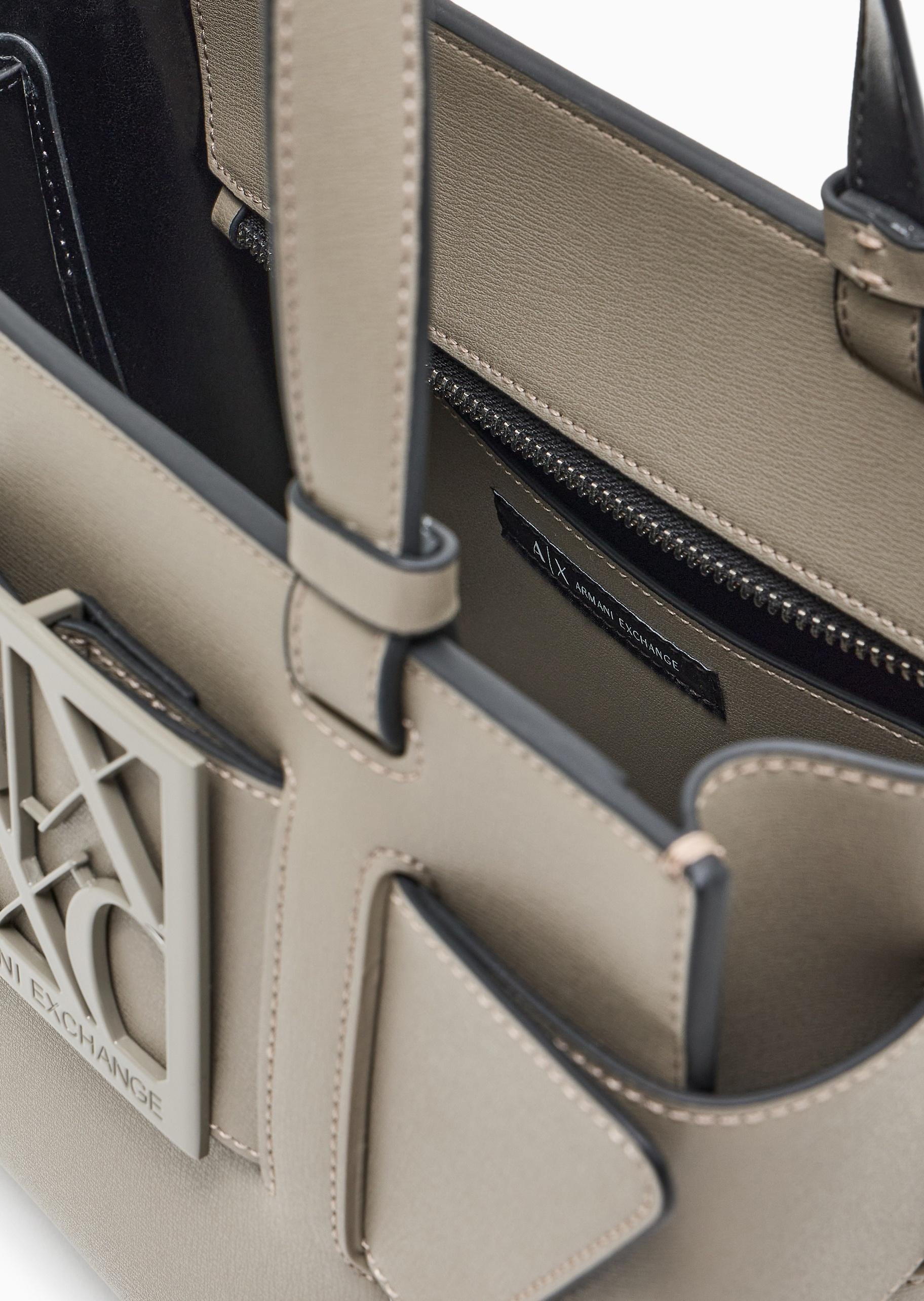 ARMANI EXCHANGE 女士商务通勤小号单肩手提斜挎托特包