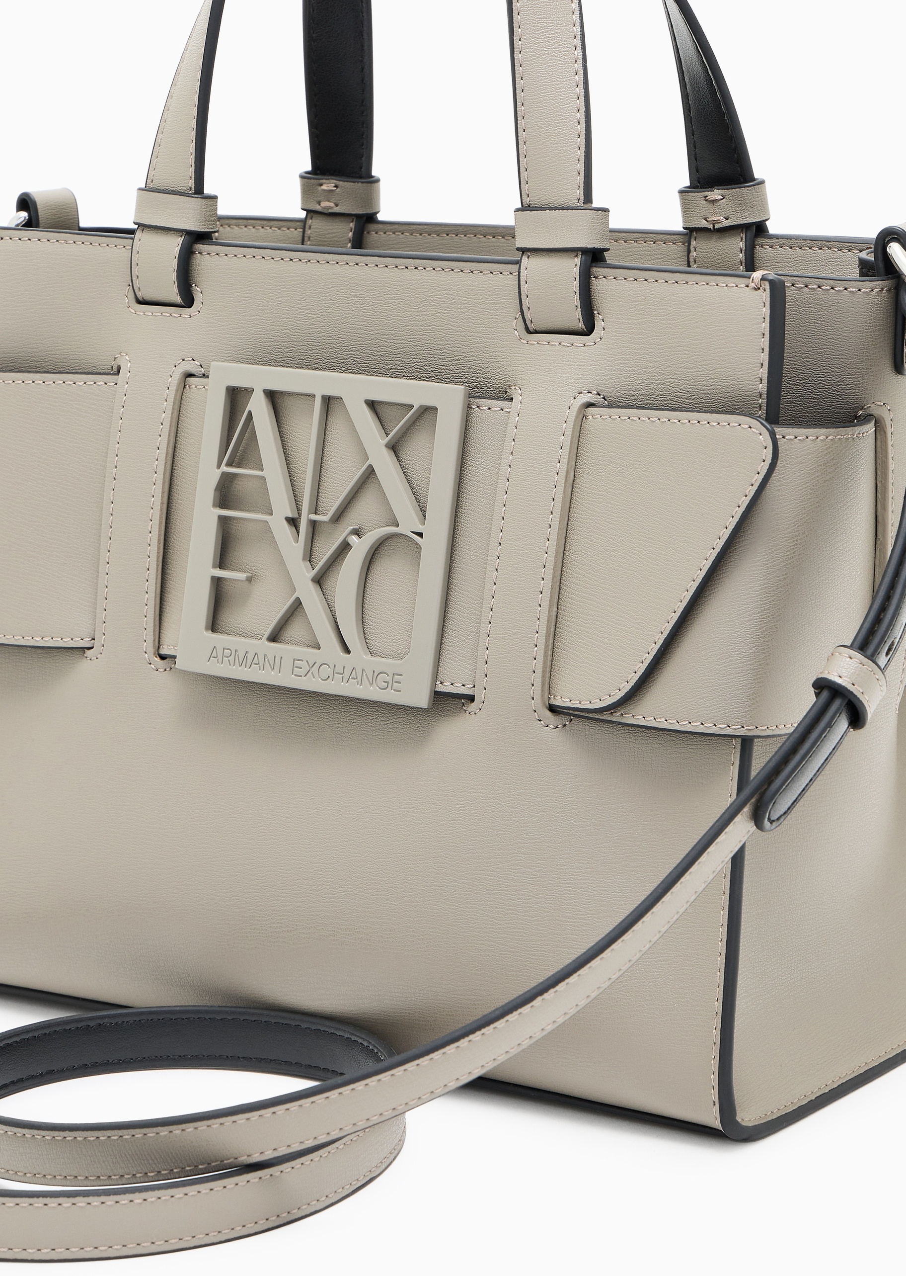 ARMANI EXCHANGE 女士商务通勤小号单肩手提斜挎托特包