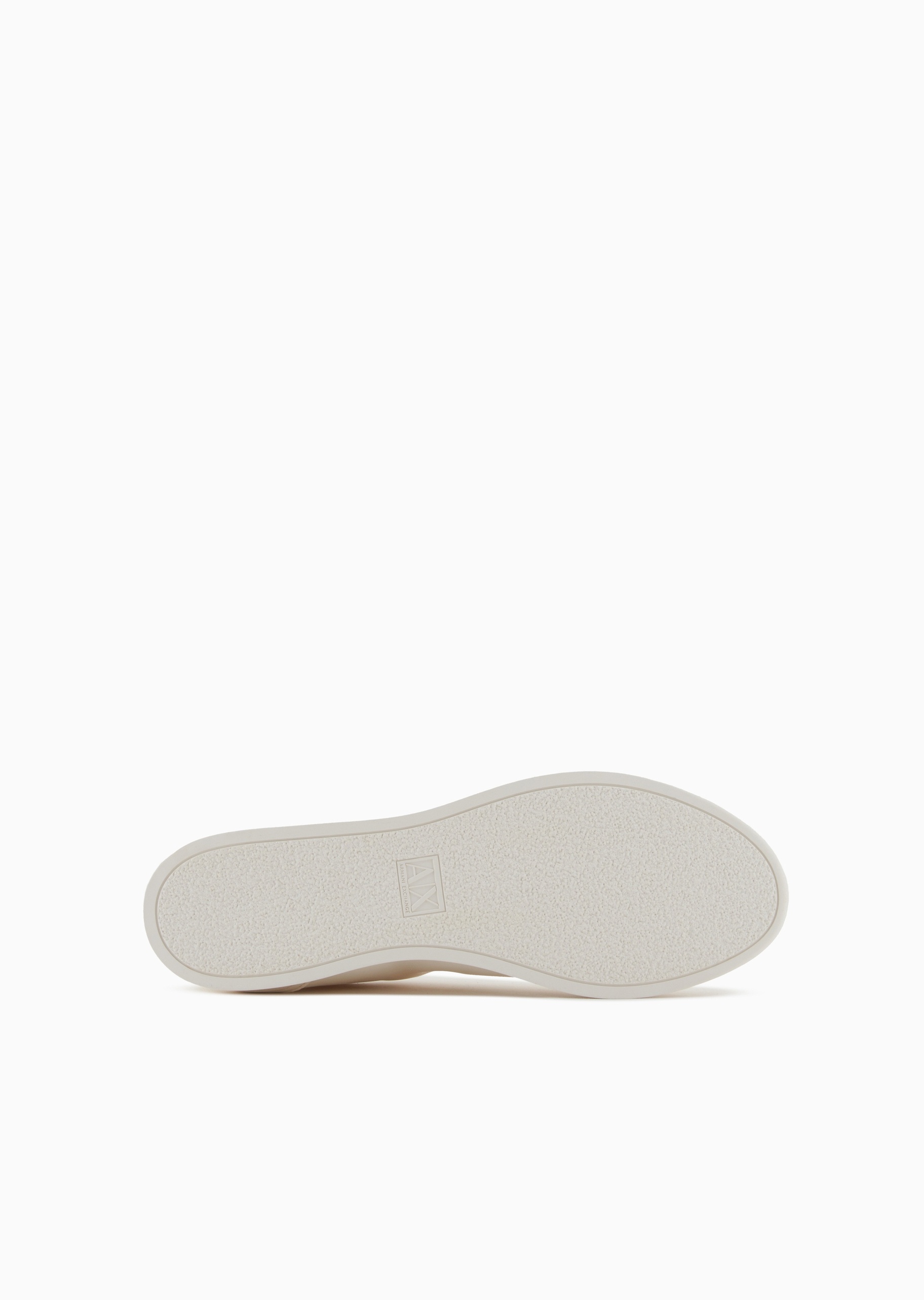 ARMANI EXCHANGE 女士系带低帮T字头平底纯色休闲鞋