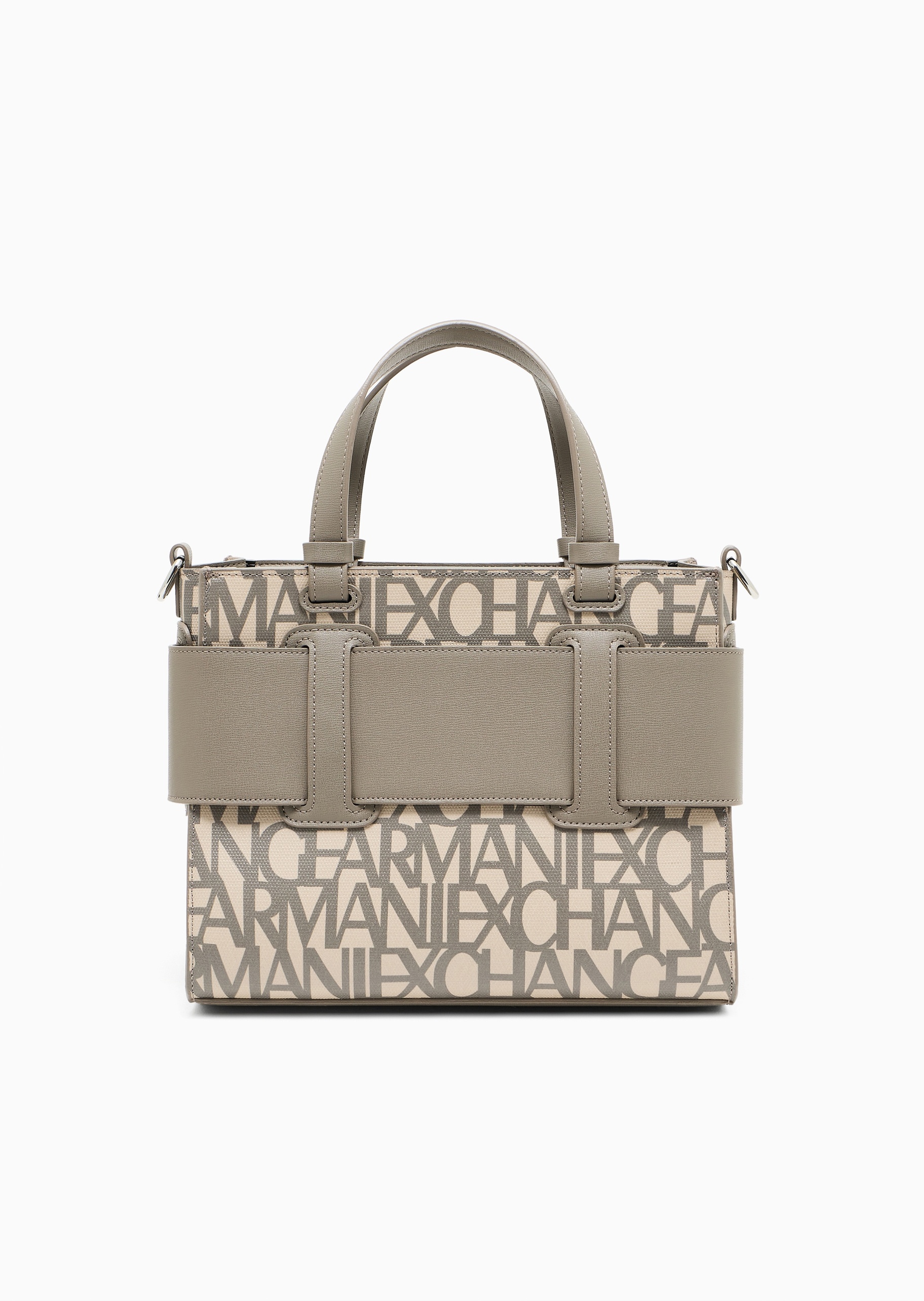 ARMANI EXCHANGE 女士休闲通勤老花单肩手提斜挎托特包