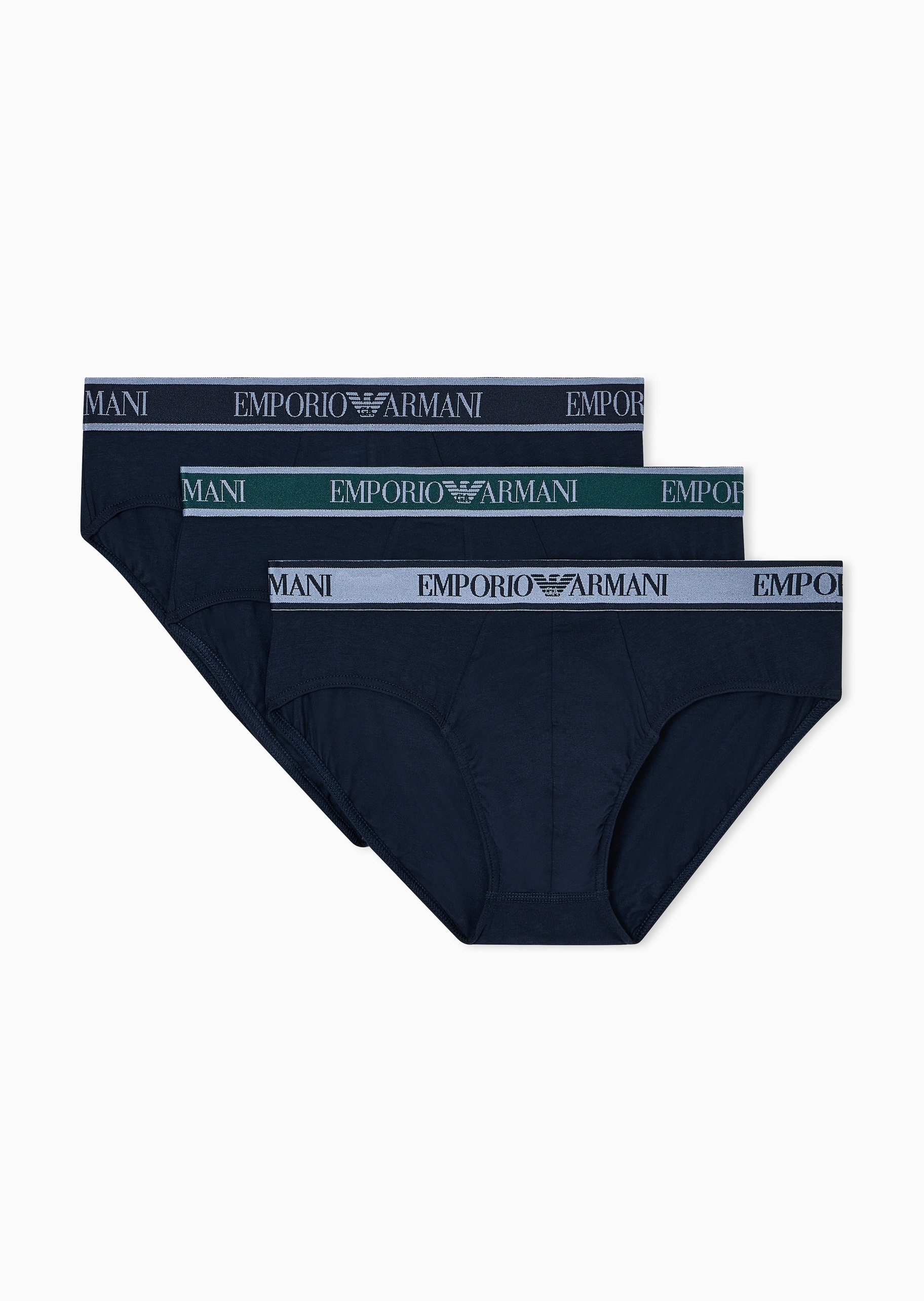 Emporio Armani 男士三条装纯棉性感三角内裤轻奢礼物
