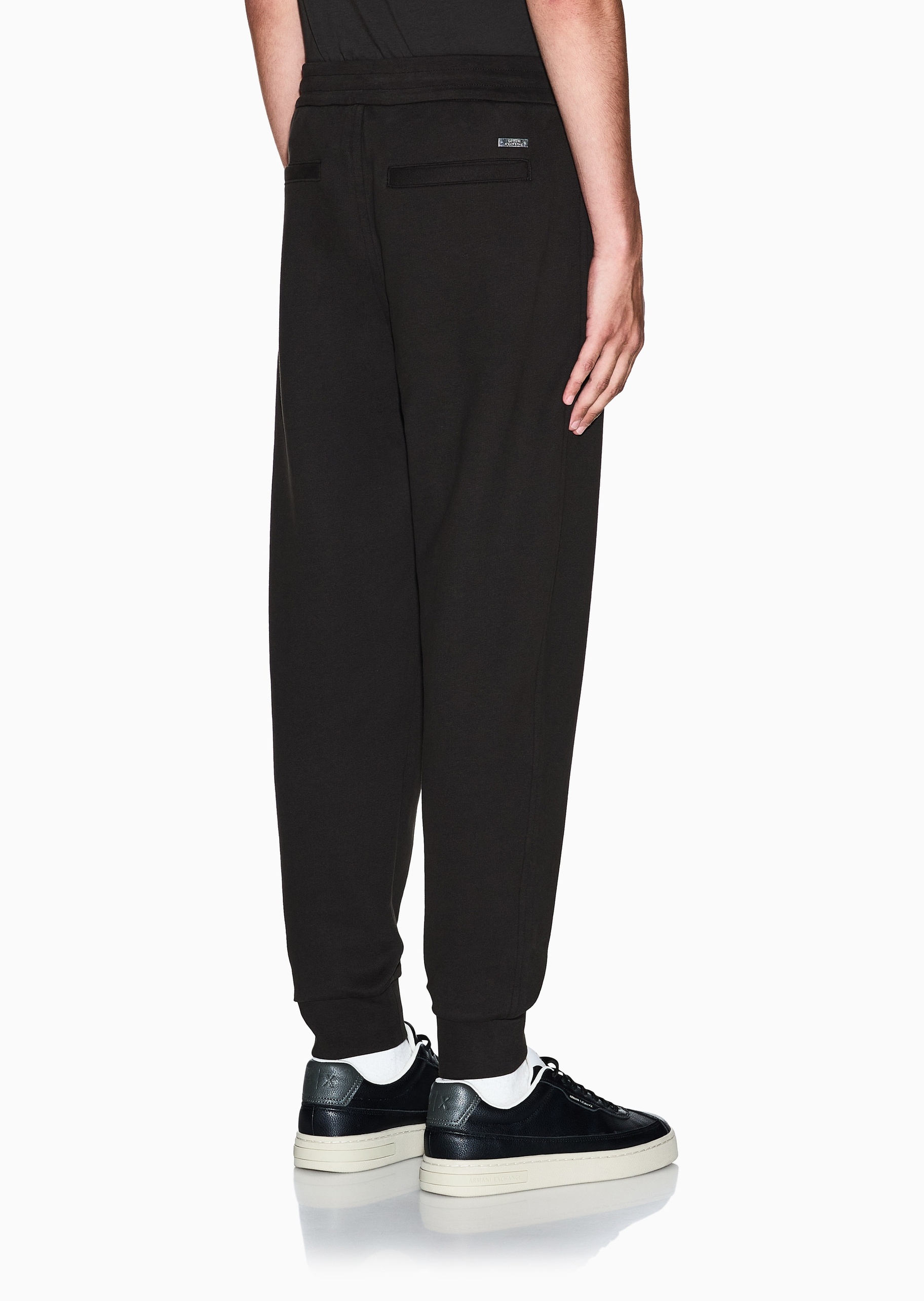 ARMANI EXCHANGE 男士纯棉重磅宽松休闲运动卫裤长裤