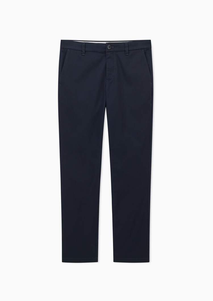 ARMANI EXCHANGE 男士合身直筒商务cleanfit休闲长裤