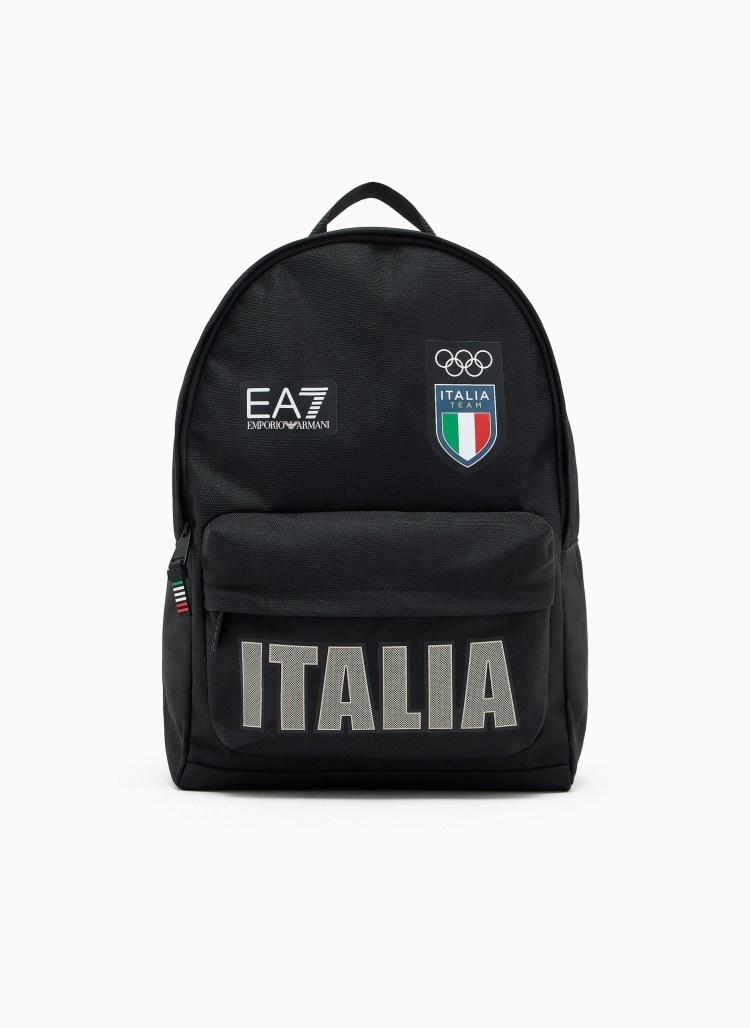 EA7 男女同款大容量拉链运动户外手提双肩包