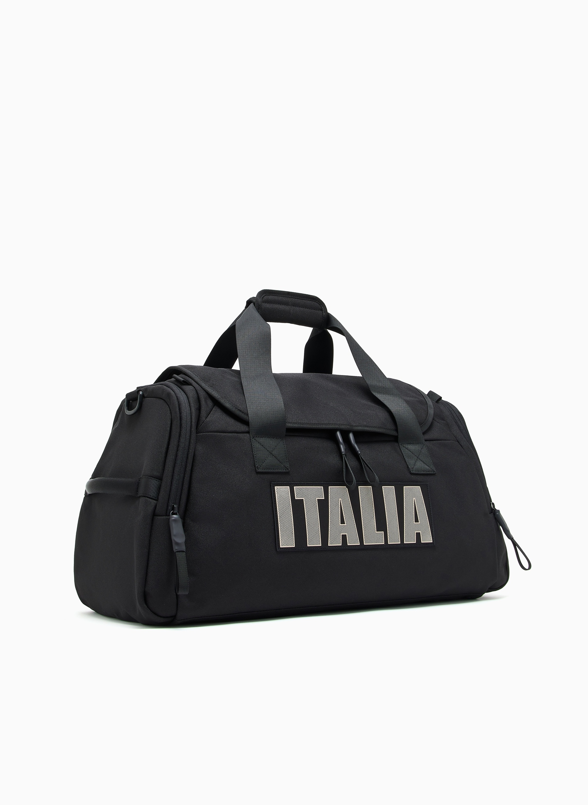 EA7 男女同款大容量拉链可拆肩带手提单肩健身包