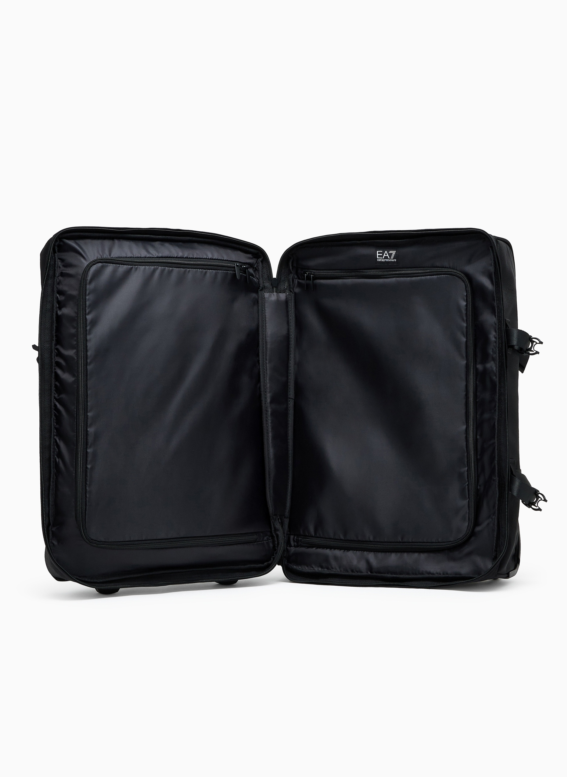 EA7 男女同款环绕拉链方形四滚轮户外运动旅行箱