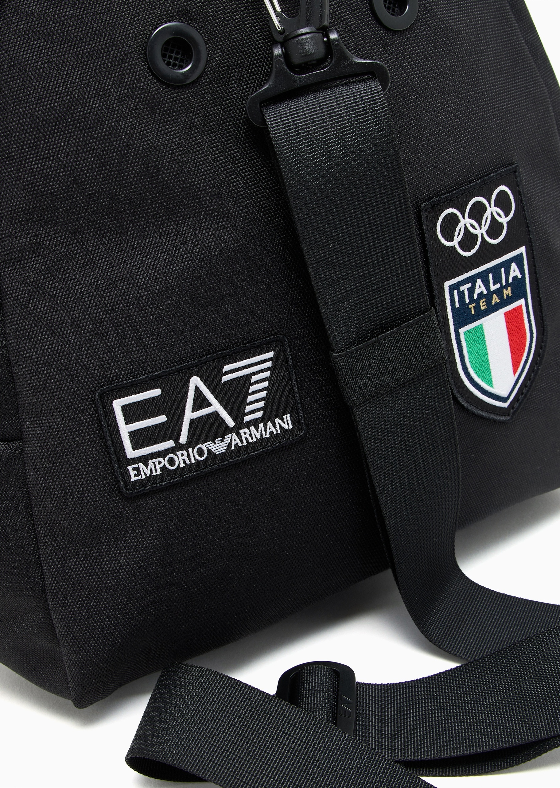 EA7 男女同款大容量拉链可拆肩带手提单肩健身包