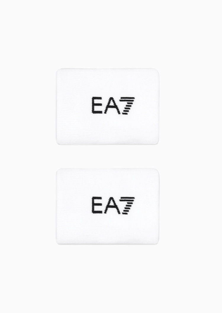 EA7 男女同款棉质弹力一副装提花网球腕带