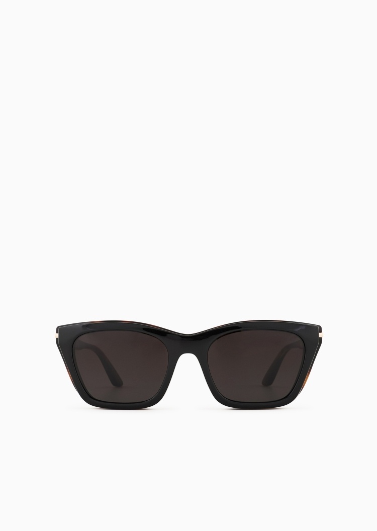 Emporio Armani 女士猫眼形可换镜片复古优雅太阳眼镜
