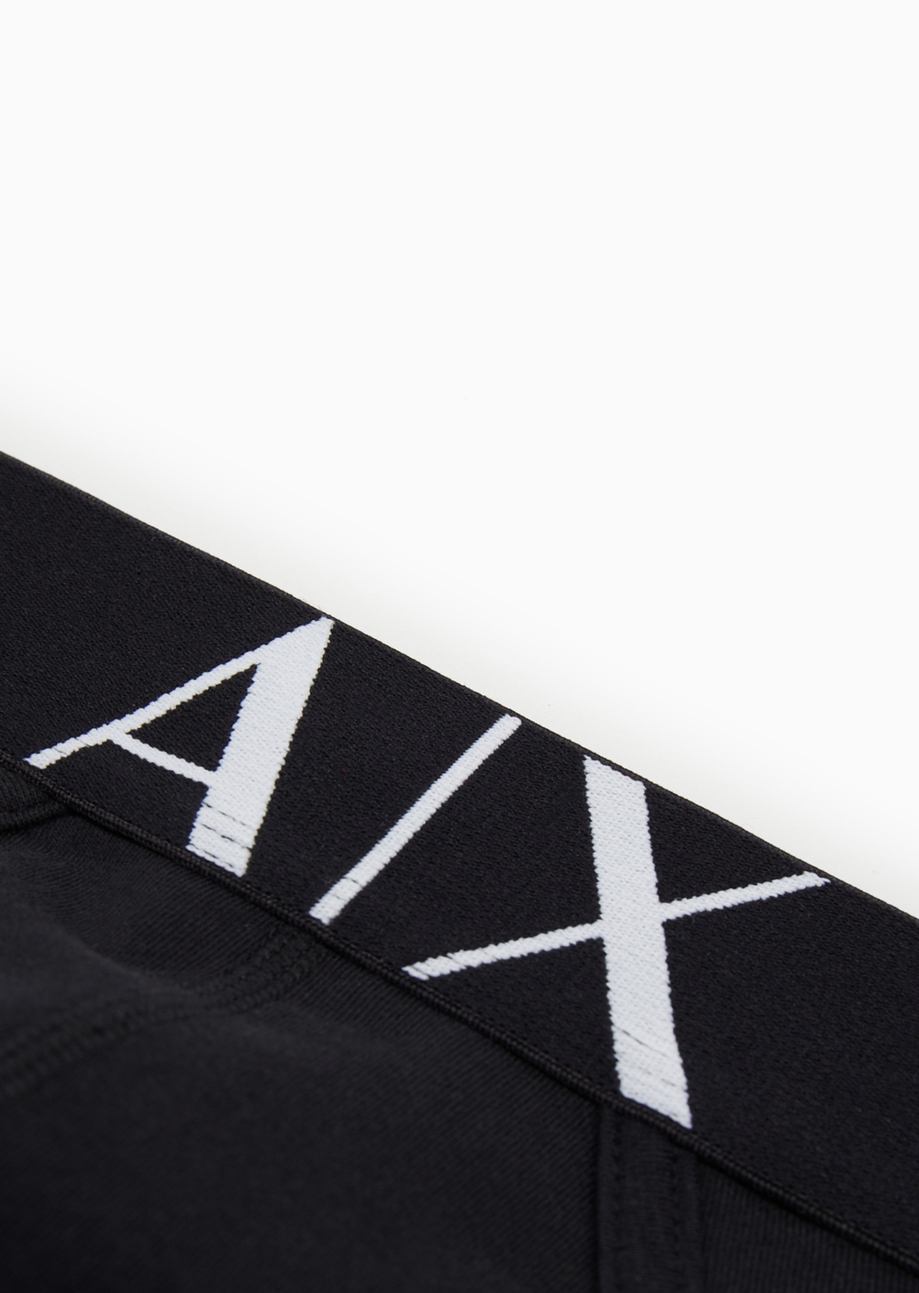 ARMANI EXCHANGE 男士纯棉弹力合身松紧腰三角撞色腰边内裤