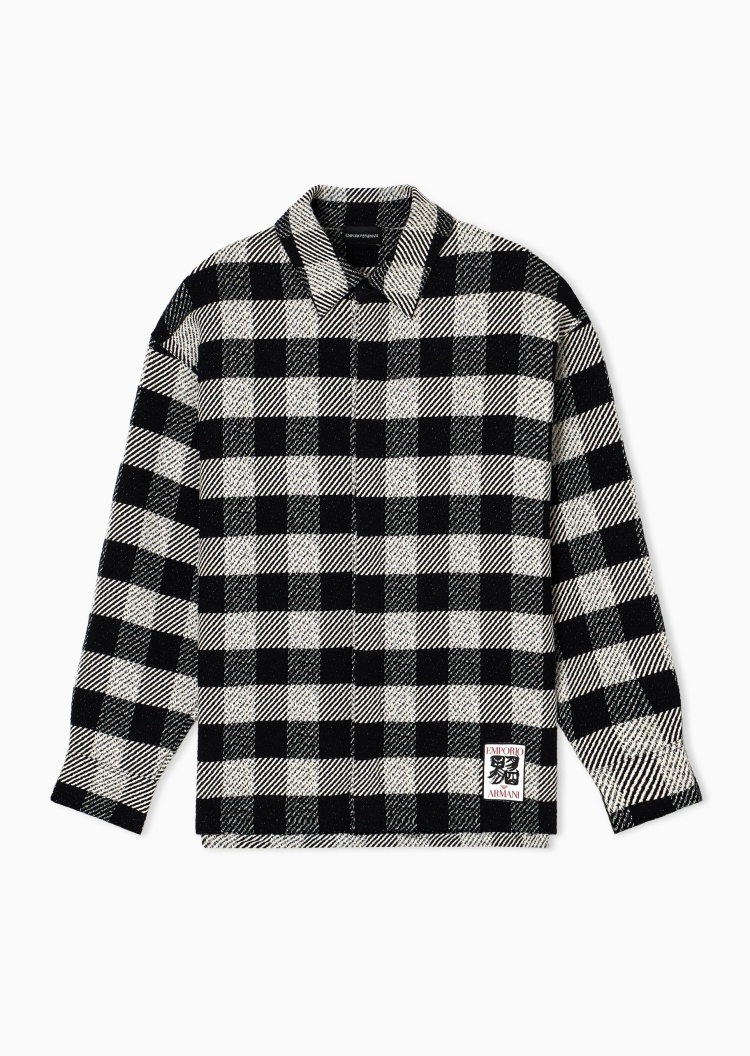 Emporio Armani 易烊千玺特别限定系列男女同款翻领衬衫外套