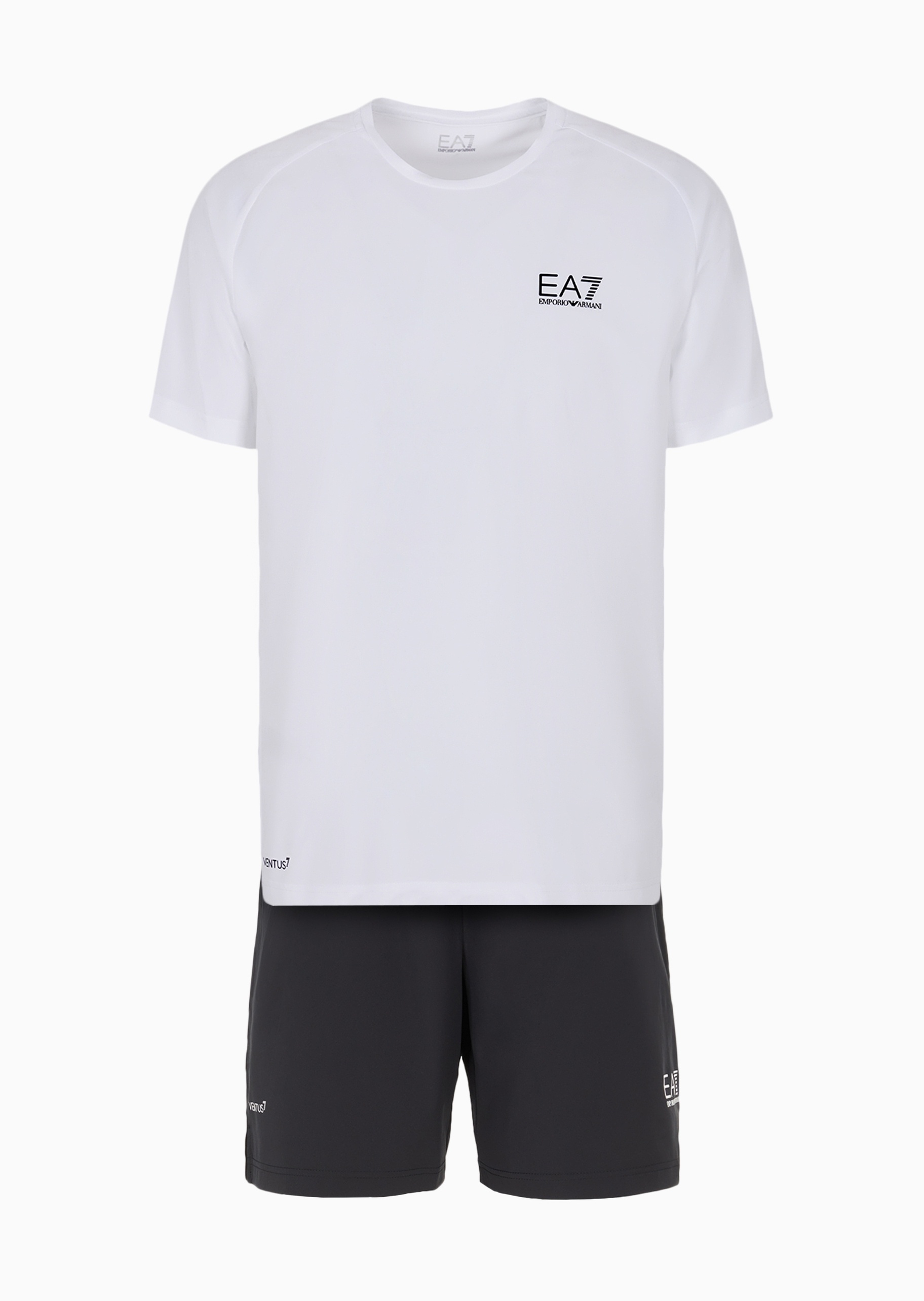 EA7 男士VENTUS7合身T恤跑步运动套装