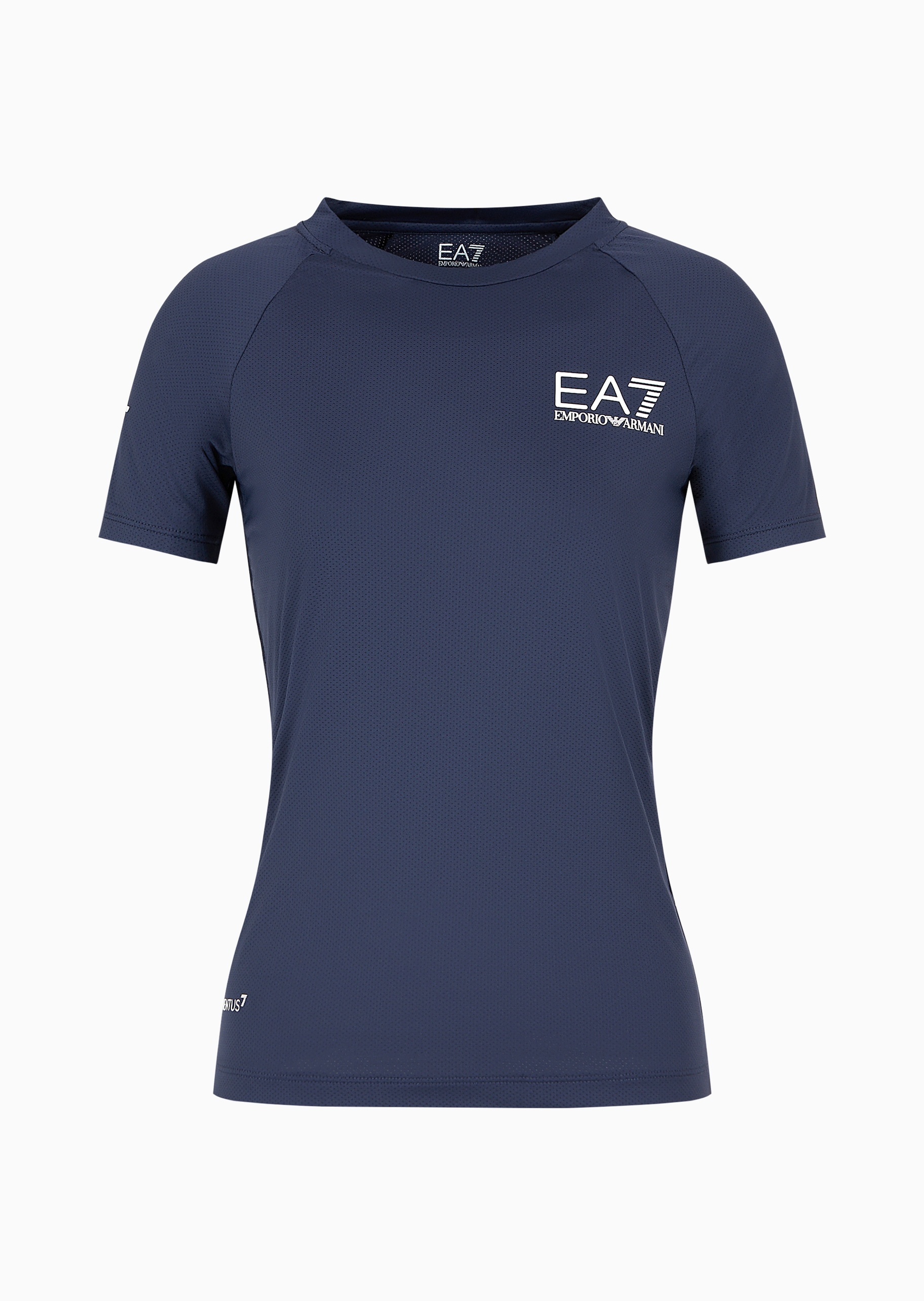 EA7 女士VENTUS 7弹力短袖圆领跑步T恤