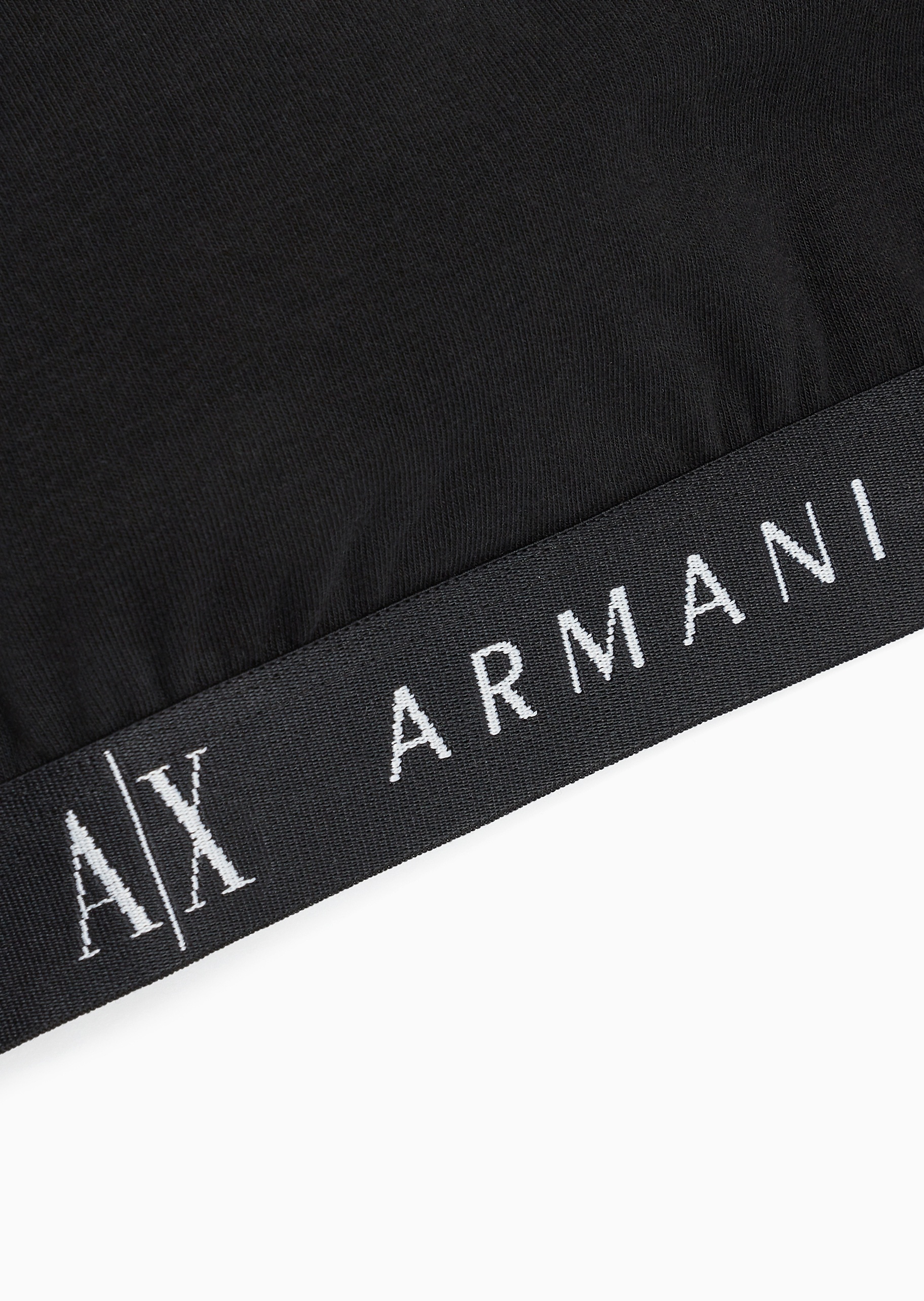 ARMANI EXCHANGE 女士纯棉弹力合身无袖U型领背心式运动文胸