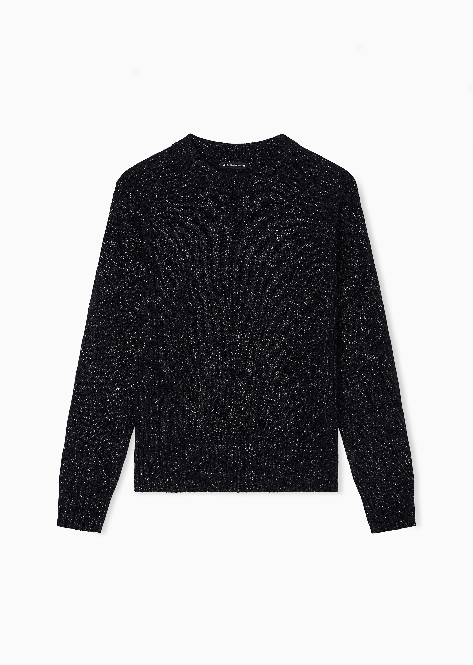 ARMANI EXCHANGE 女士圆领羊毛混纺老钱风套头针织毛衣