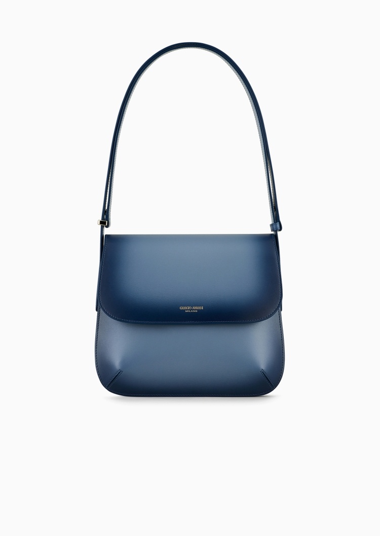 Giorgio Armani 女士牛皮革商务休闲复古通勤小号单肩斜挎包
