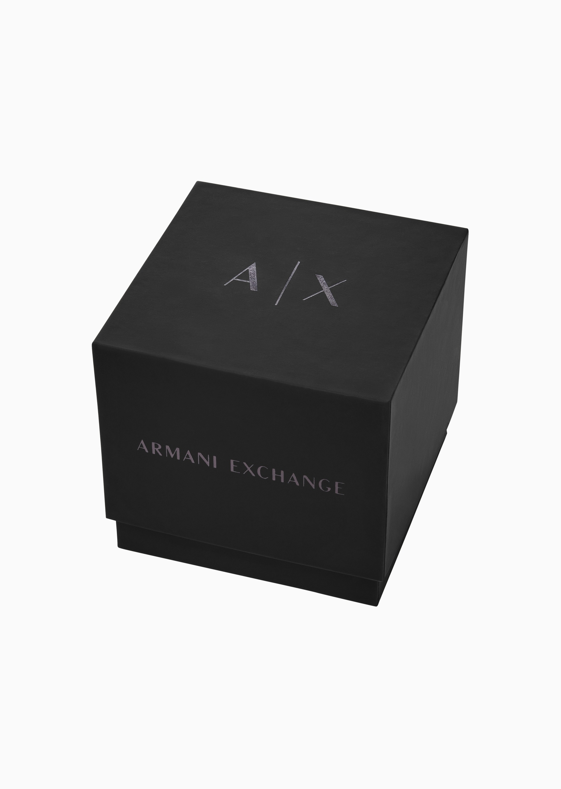 ARMANI EXCHANGE 男士大表盘皮质针扣腕带石英腕表