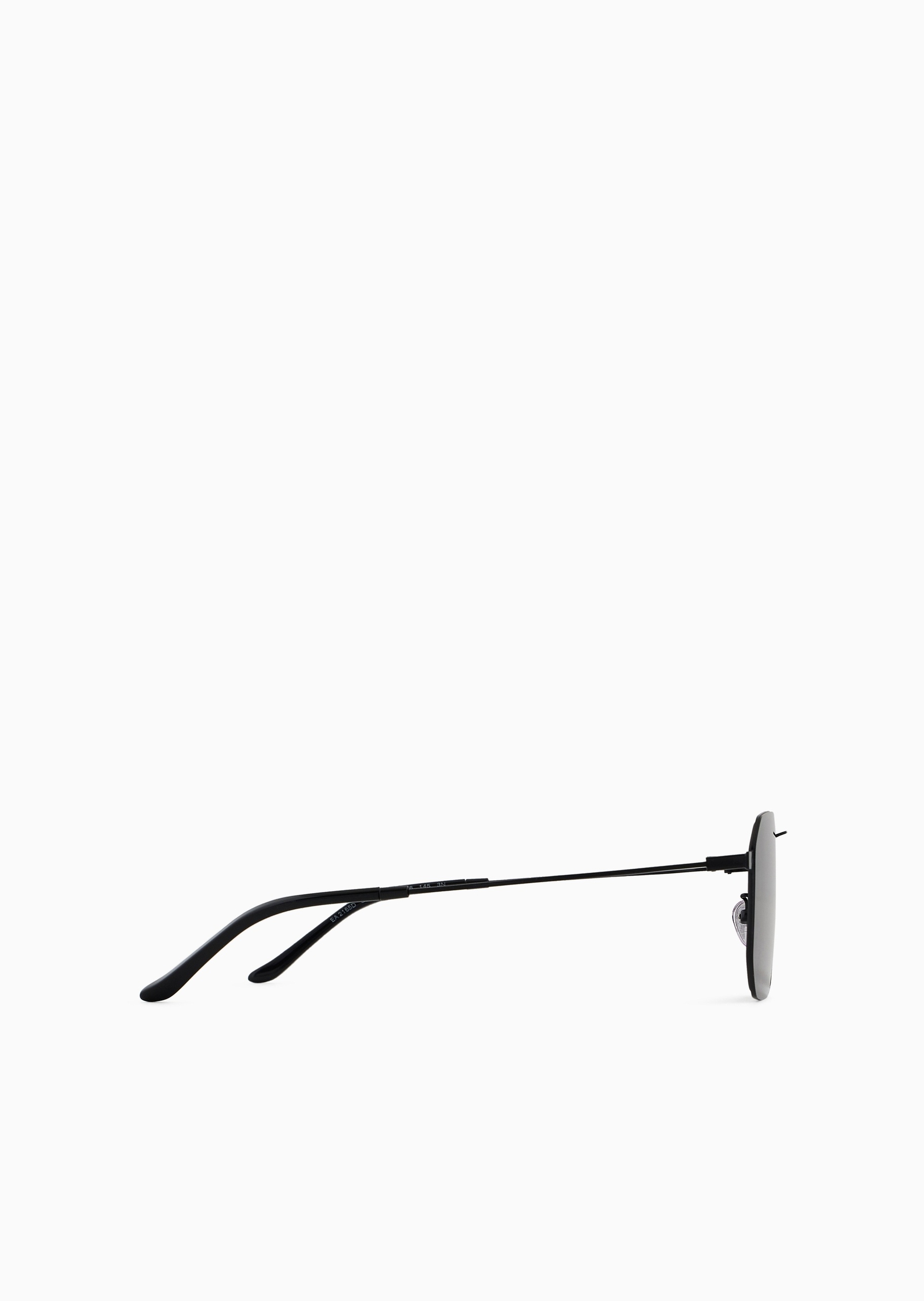 Emporio Armani 曾舜晞同款男士不规则形金属细框太阳眼镜