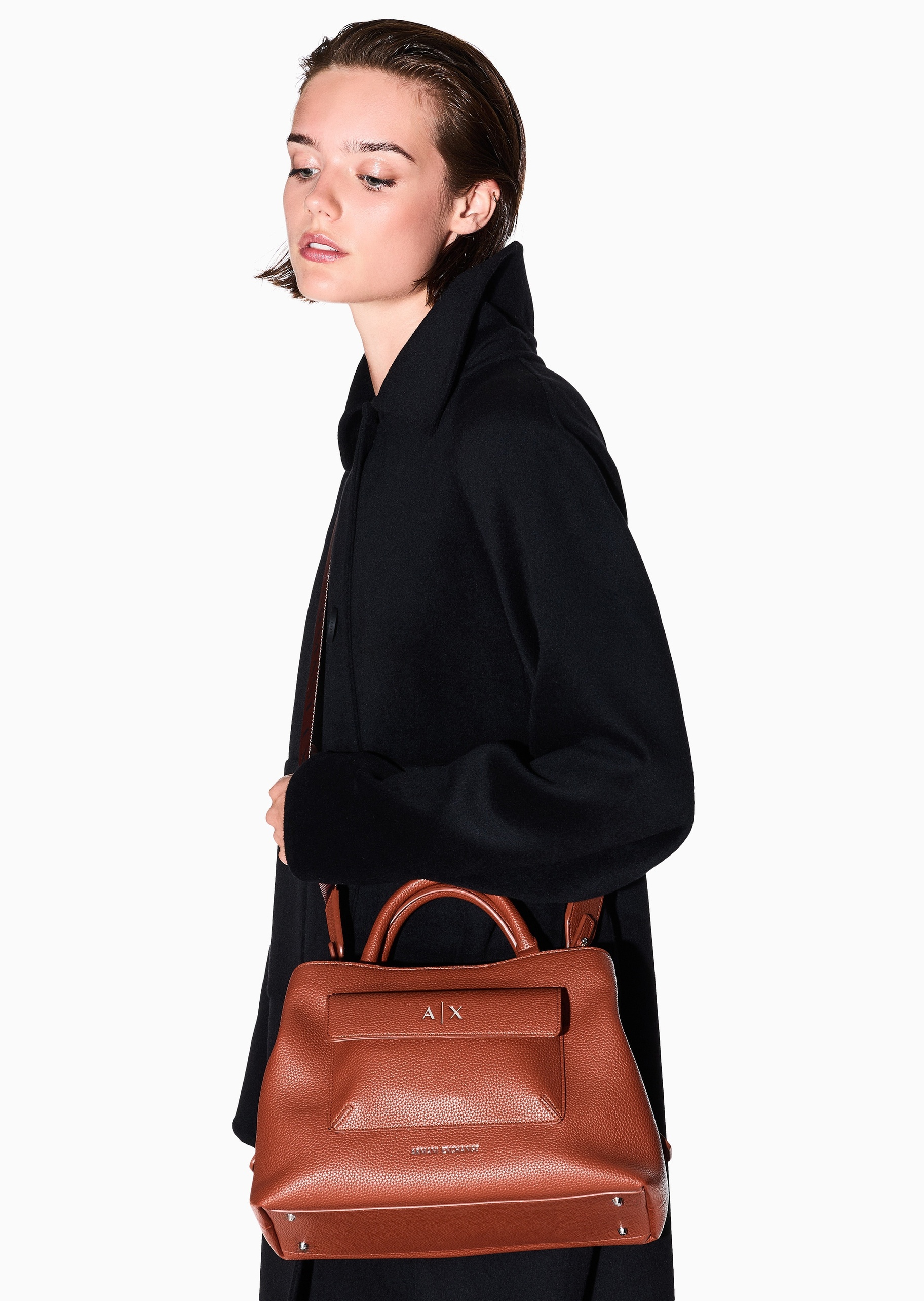 ARMANI EXCHANGE 女士商务通勤单肩手提斜挎托特包