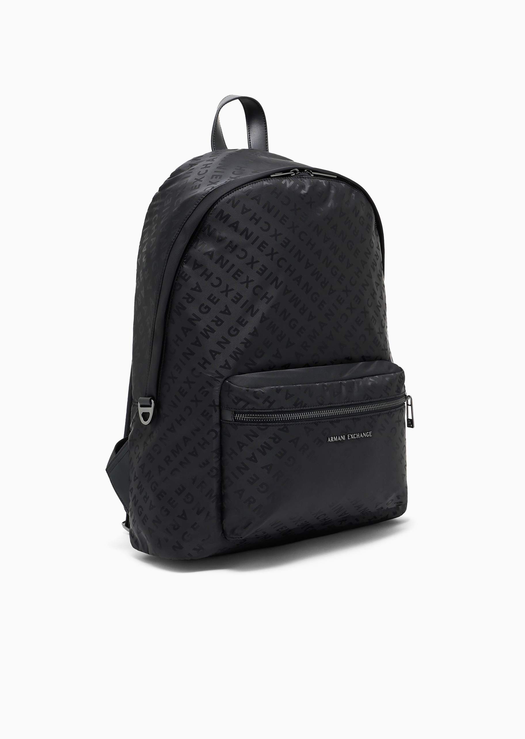 ARMANI EXCHANGE 男士运动风老花通勤休闲大容量双肩包