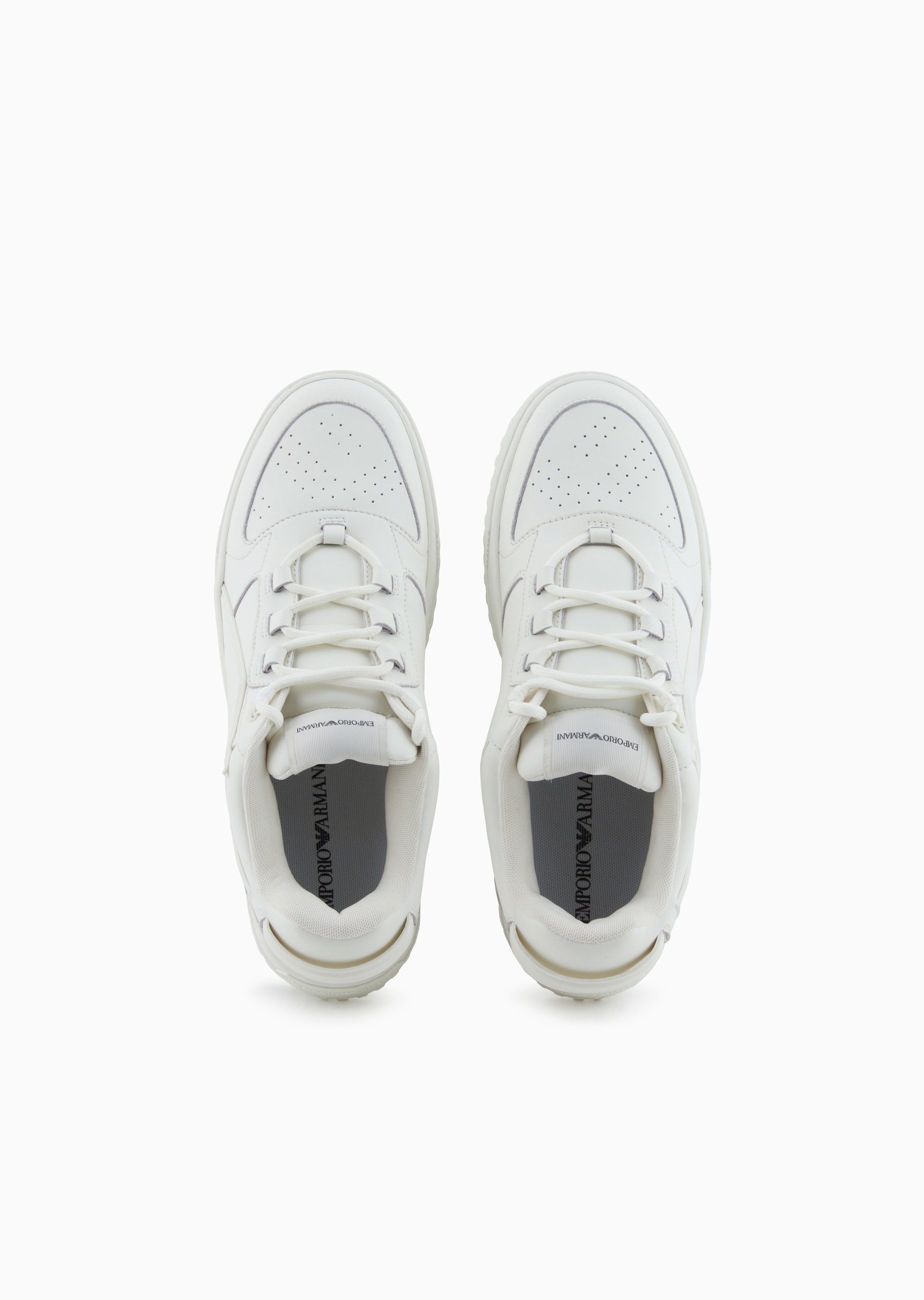 Emporio Armani 男士轻户外厚底小白鞋休闲运动板鞋