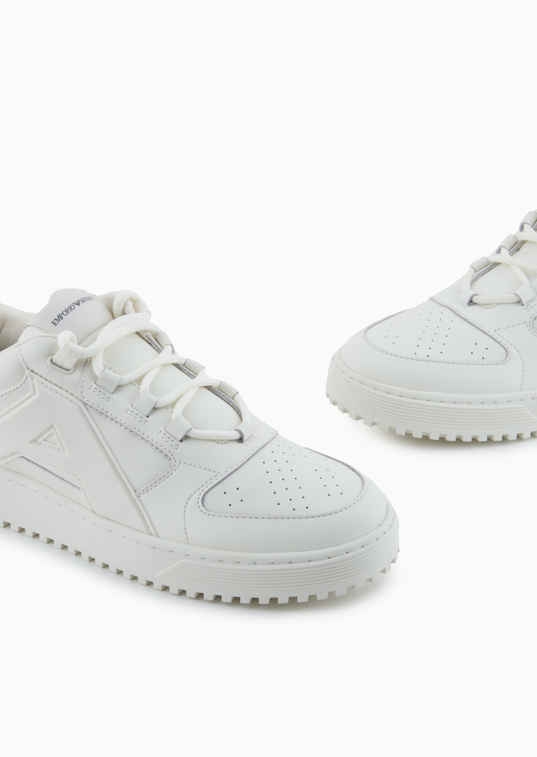 Emporio Armani 男士轻户外厚底小白鞋休闲运动板鞋
