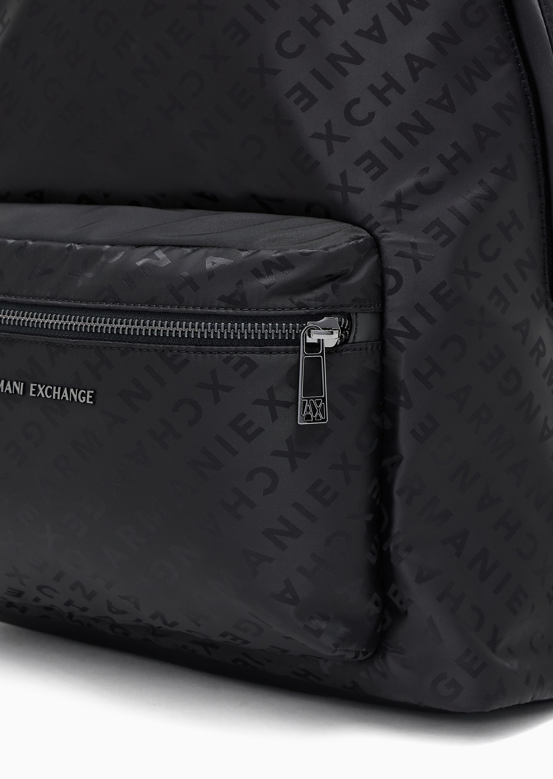 ARMANI EXCHANGE 男士运动风老花通勤休闲大容量双肩包