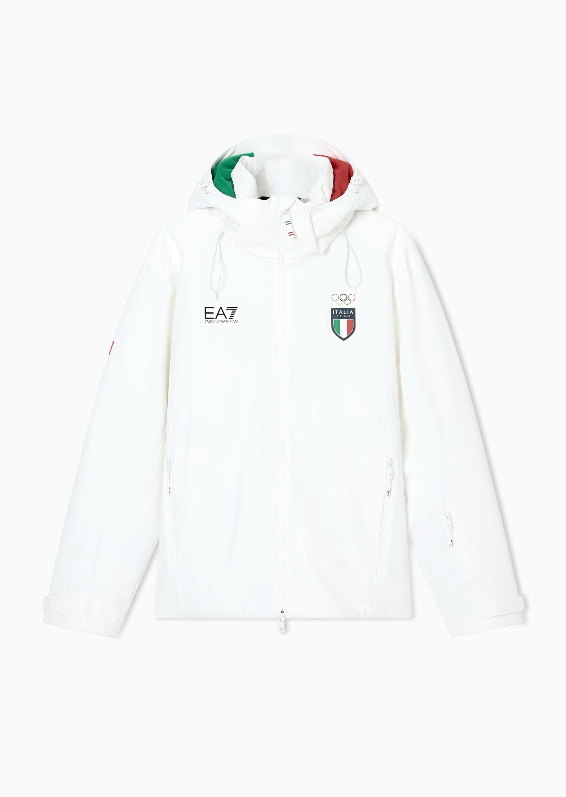 EA7 男士连帽运动户外滑雪棉服