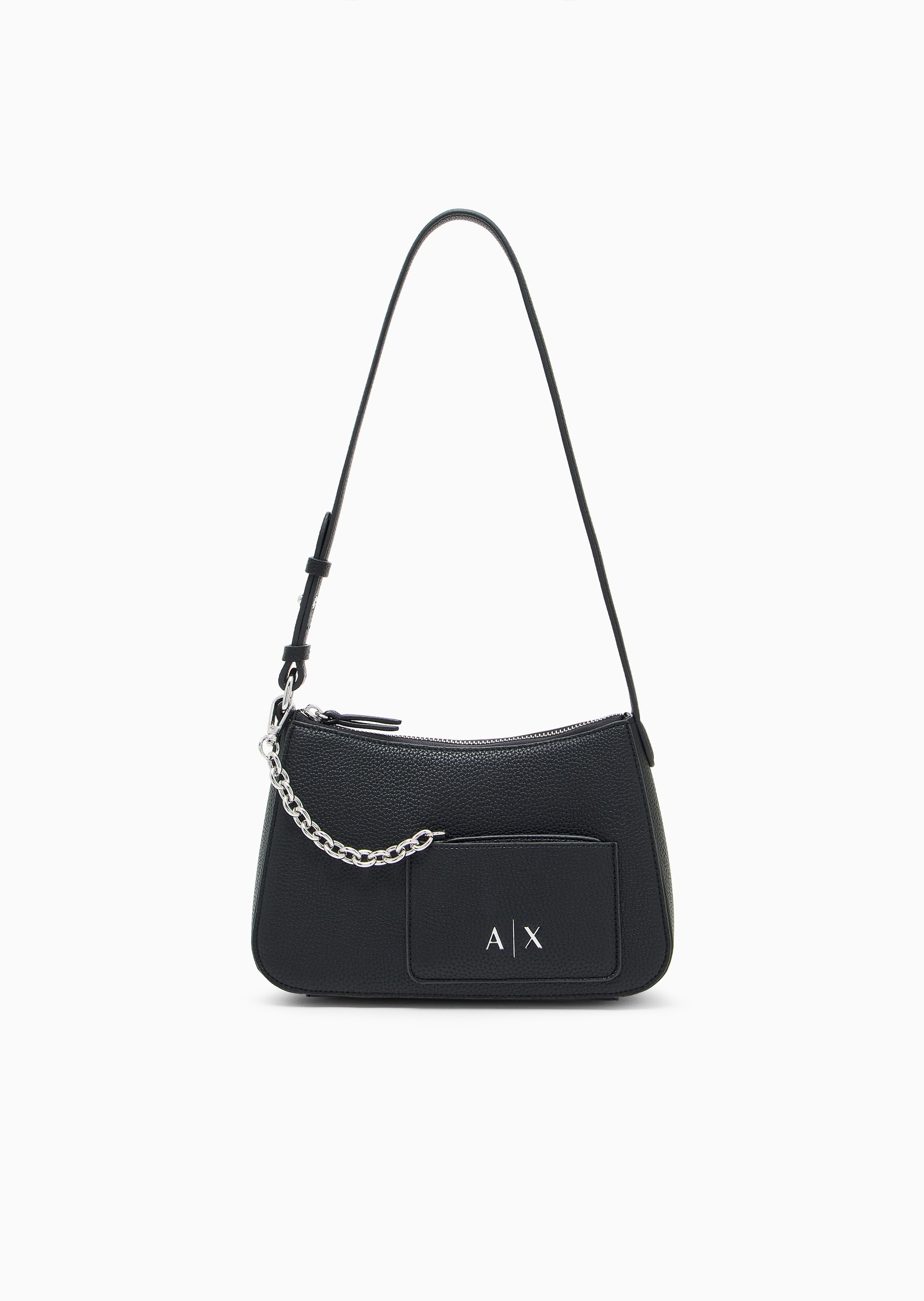 ARMANI EXCHANGE 女士拉链轻便通勤Hobo时尚单肩包