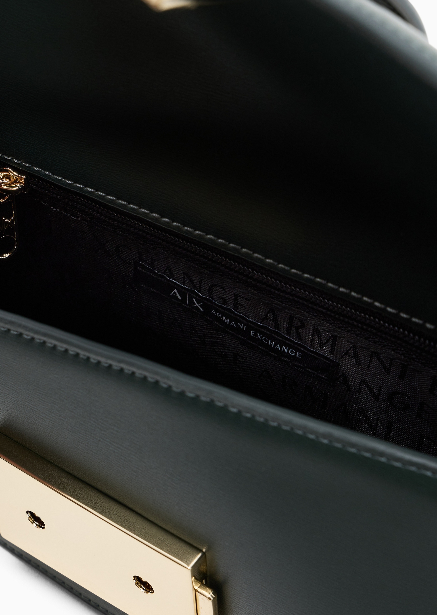 ARMANI EXCHANGE 女士商务通勤迷你单肩斜挎邮差包