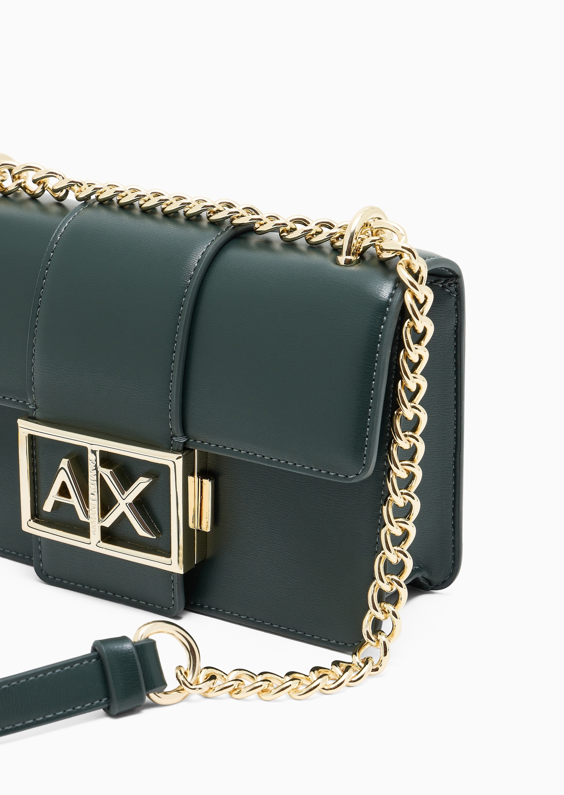 ARMANI EXCHANGE 女士商务通勤迷你单肩斜挎邮差包