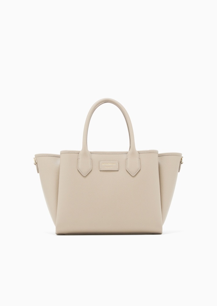 Emporio Armani 女士中号磁扣可拆肩带手提斜挎单肩托特包