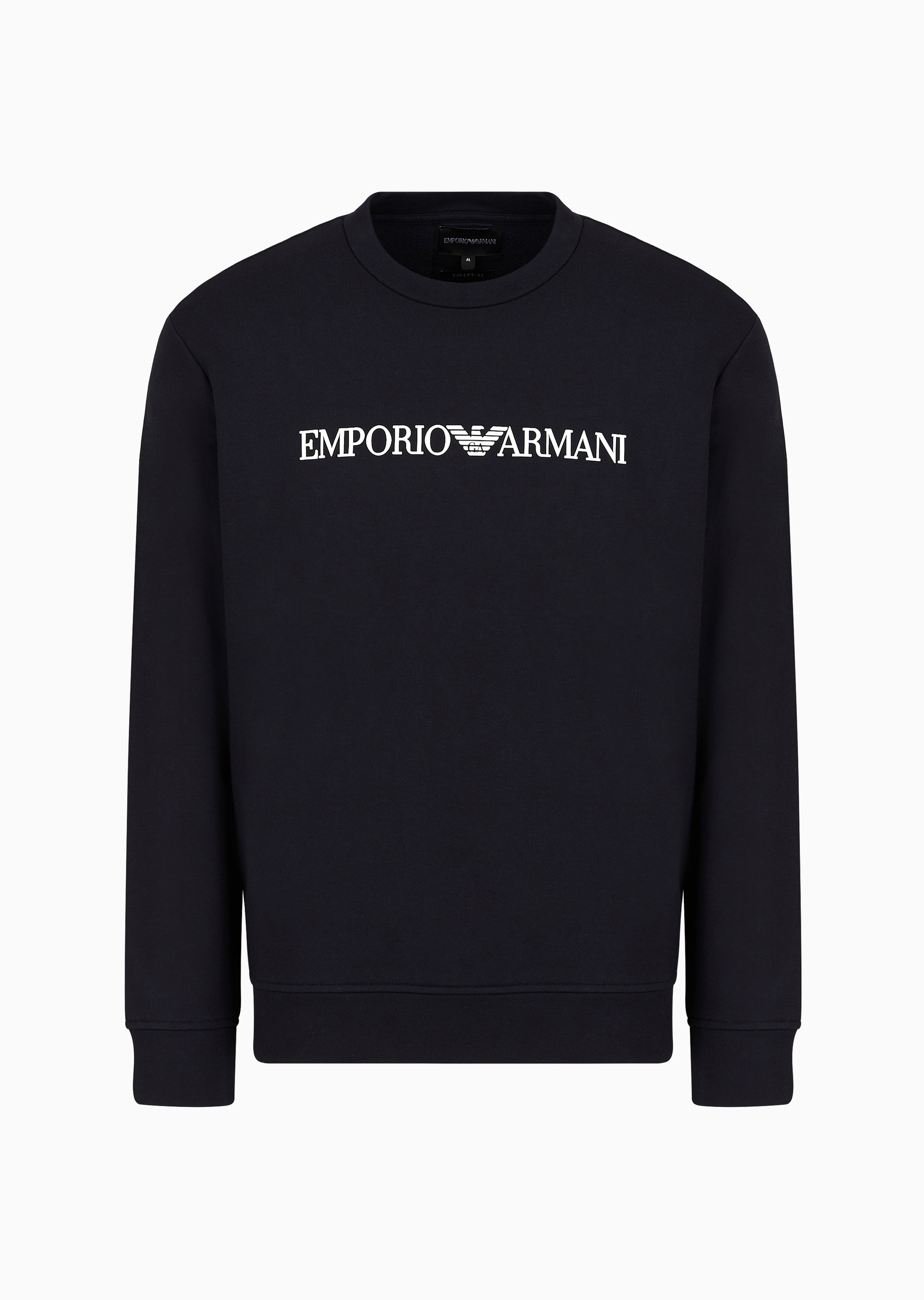 Emporio Armani 男女同款套头圆领落肩莫代尔休闲卫衣